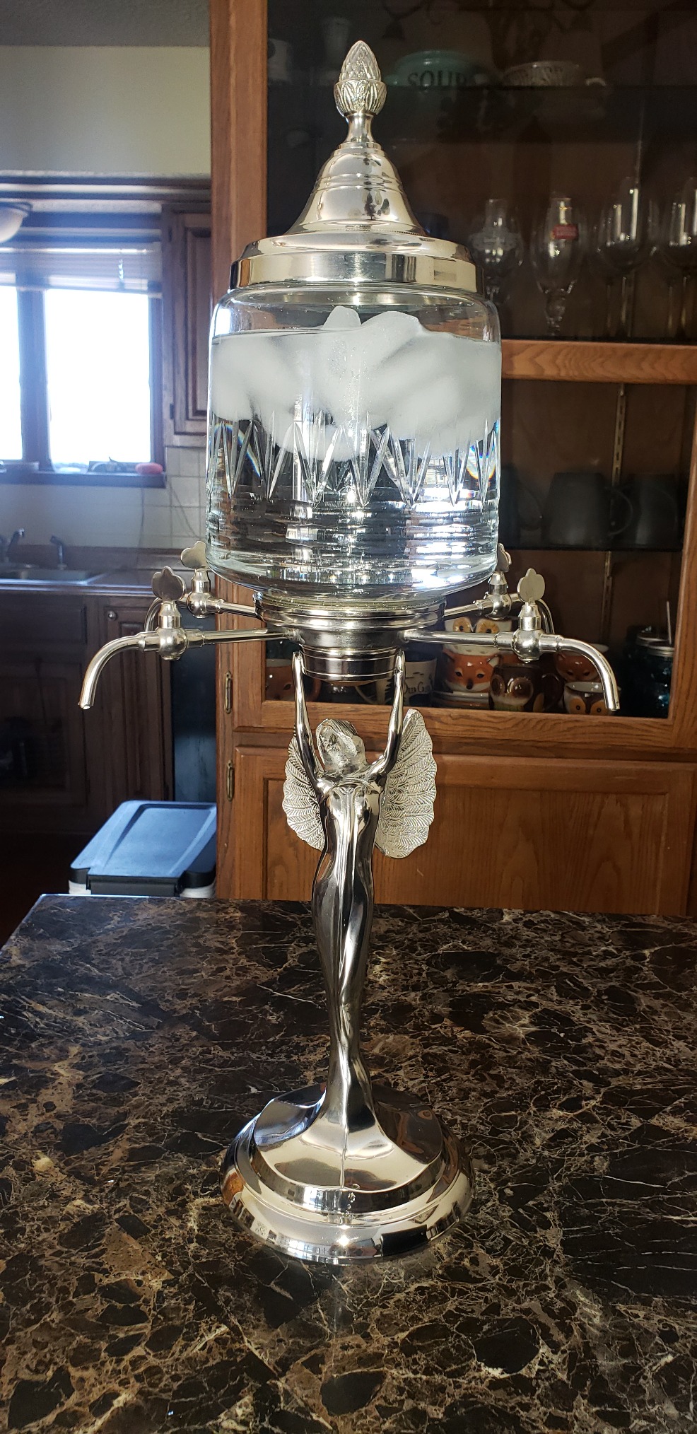 Lady Absinthe Fountain with Wings, 4 Spout customer photo 1