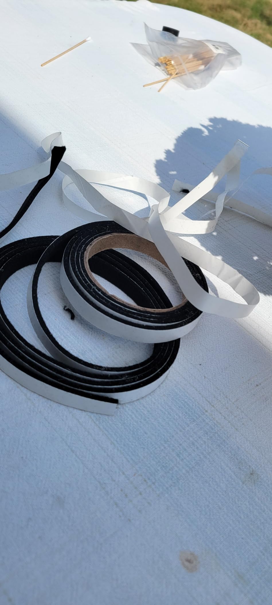 Fireblack® Hi Temp BBQ Smoker Gasket Self Stick 15 ft High Heat 1/2 x 1/8 Black customer photo 1