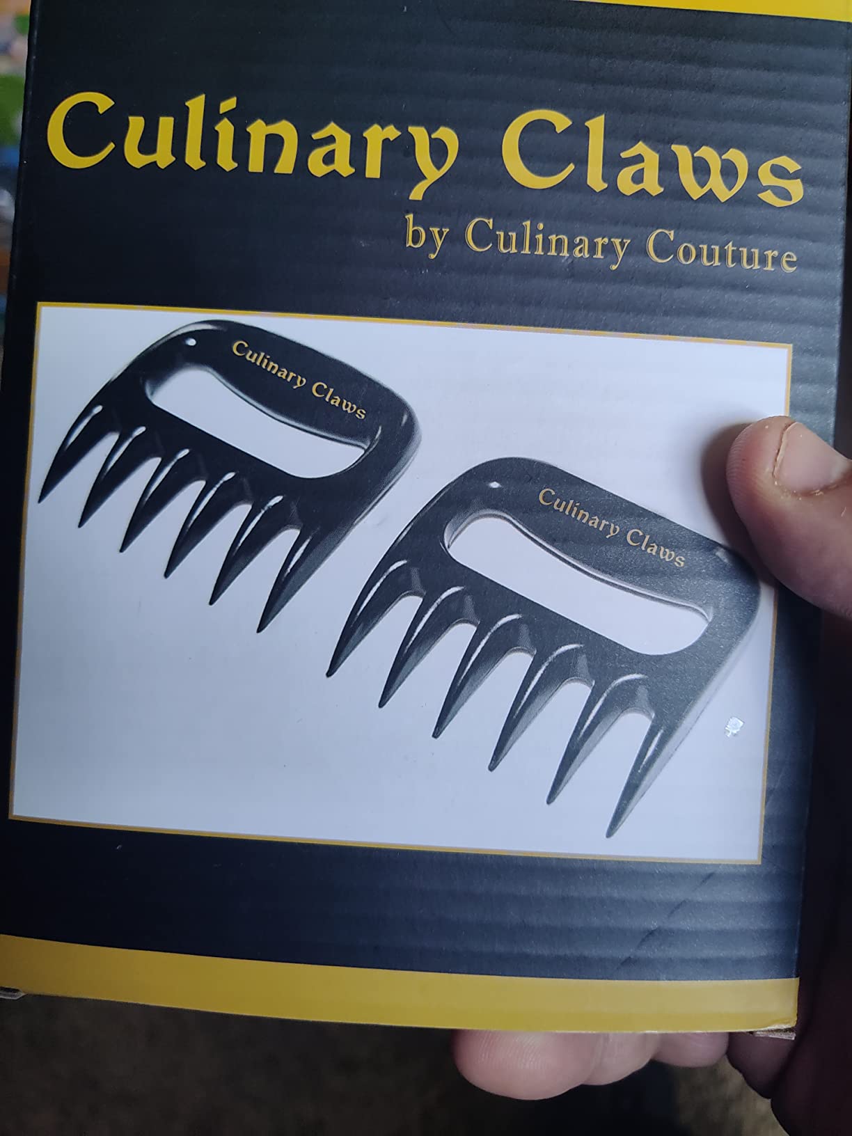 Meat Shredder Claws - Bear Claws Meat Shredder for Pulled Pork, Chicken and Beef, Heat Resistant Plastic Meat-Claws for Shredding, Ergonomic Grip, Dishwasher Safe BBQ Tool customer photo 2