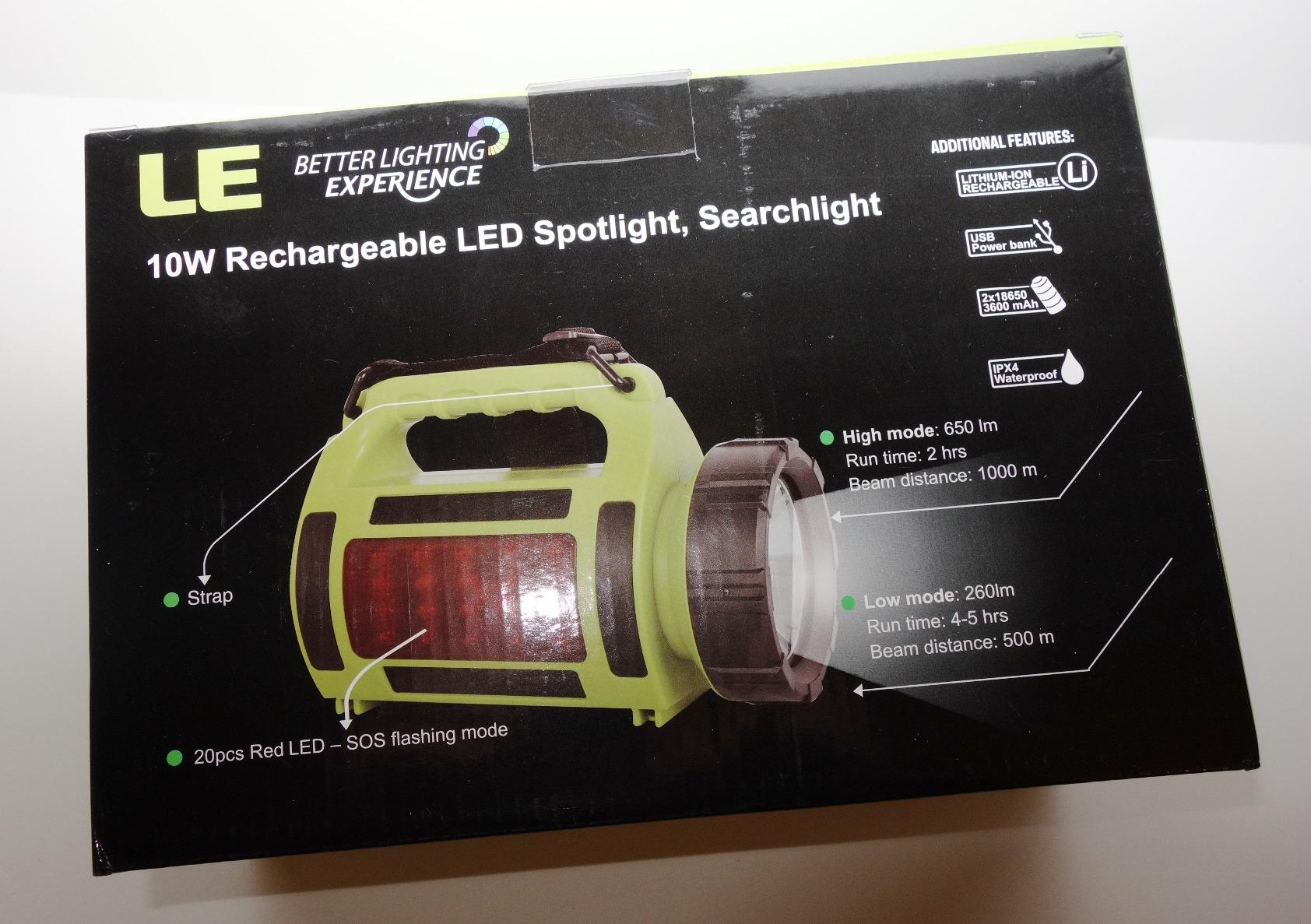 LE Rechargeable LED Lantern, Camping Essentials, 1000LM, 5 Light Modes, Power Bank, IPX4 Waterproof, Lantern Flashlight for Hurricane Emergency, Hiking, Home and More, USB Cable Included customer photo 2