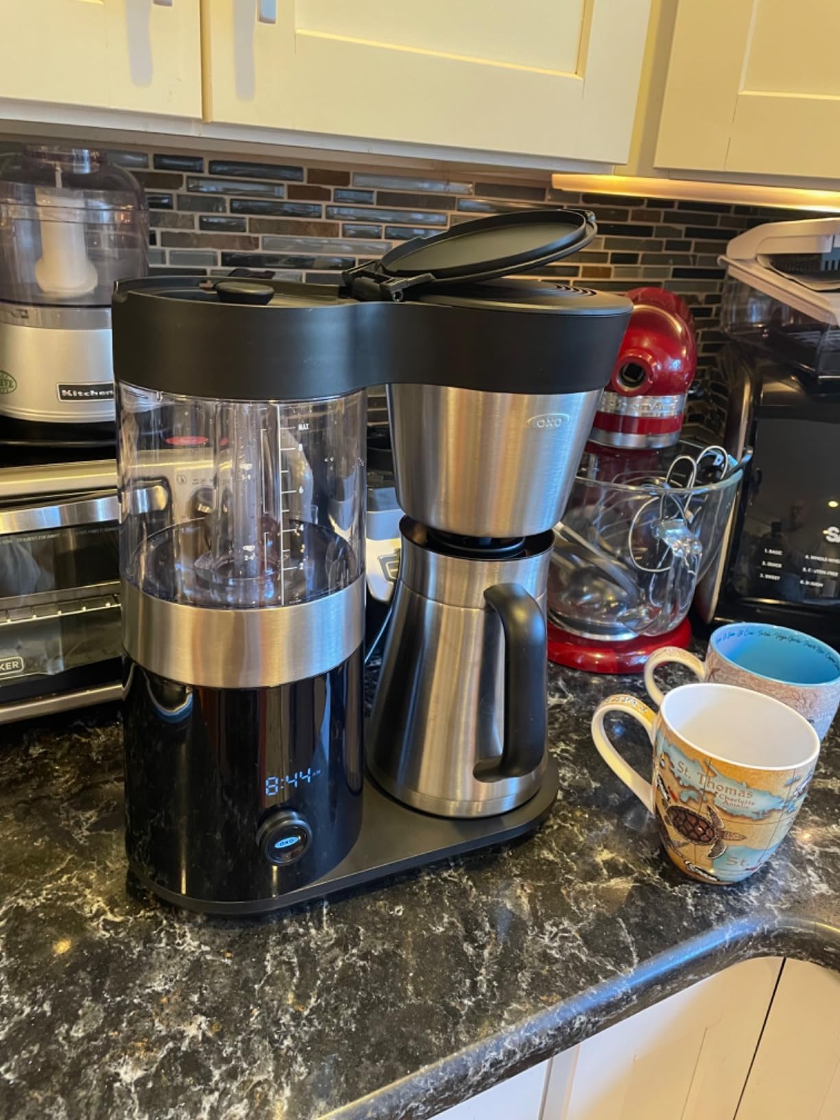 OXO Brew 9-Cup Coffee Maker - Stainless Steel, Programmable Coffee Machine with Single Serve or Full Carafe Options, SCA Certified customer photo 1
