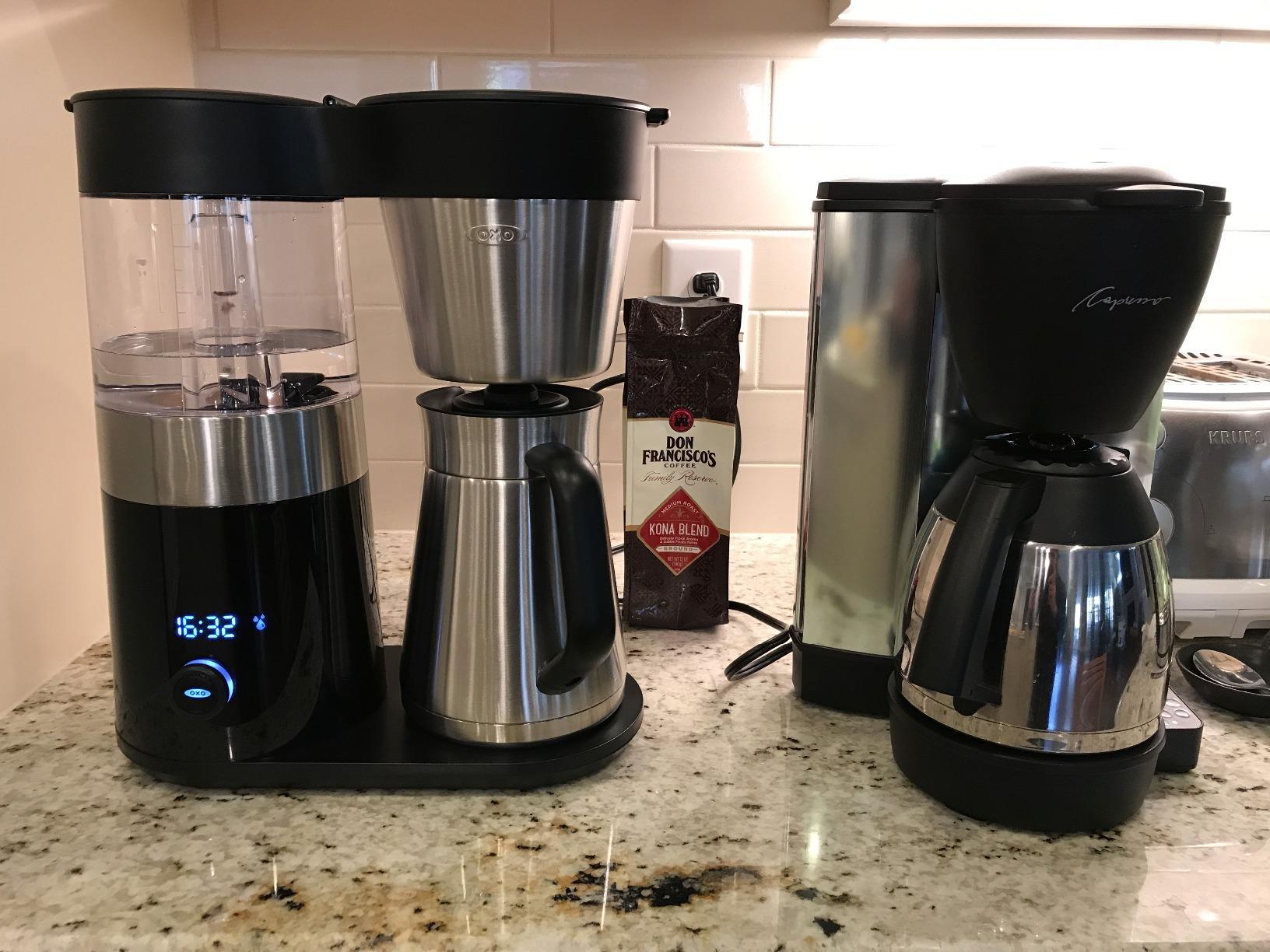 OXO Brew 9-Cup Coffee Maker - Stainless Steel, Programmable Coffee Machine with Single Serve or Full Carafe Options, SCA Certified customer photo 2