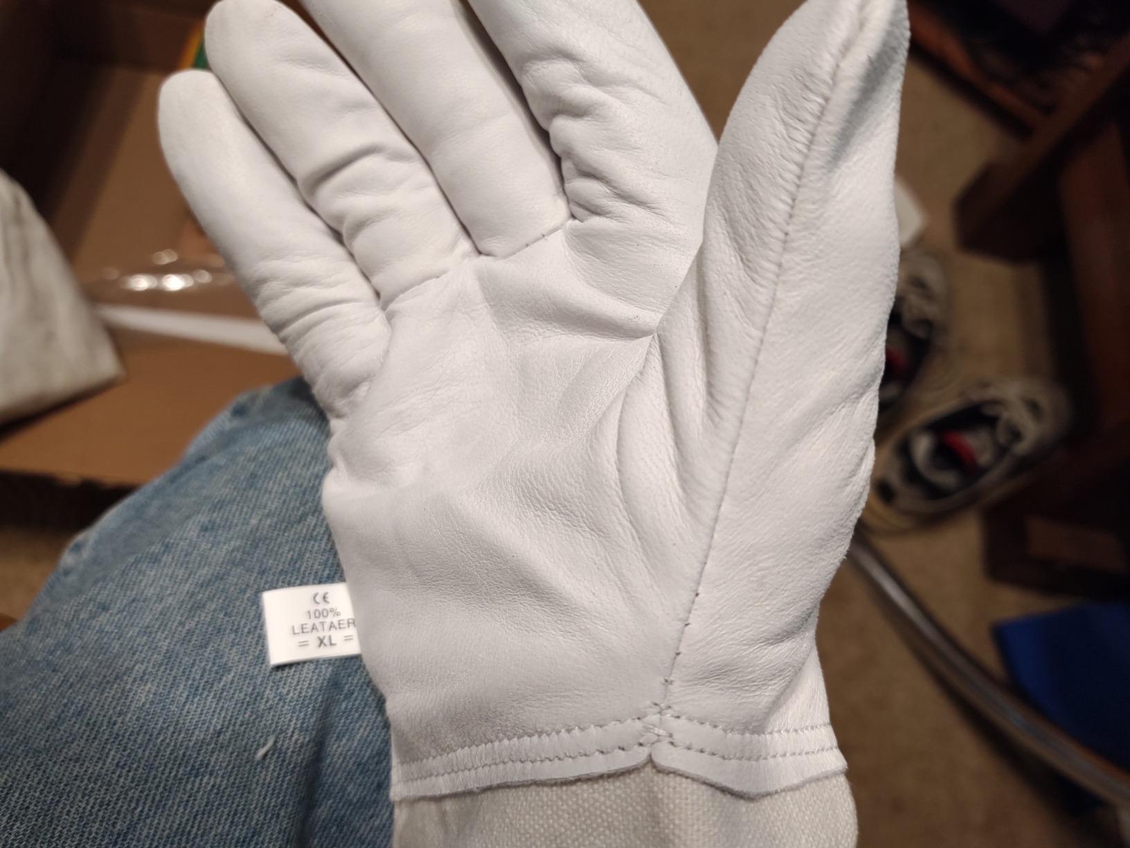 KINGLAKE Beekeeping Gloves Bee Hive Gloves Goatskin Beekeeping Protective Glove with Sleeves customer photo 1
