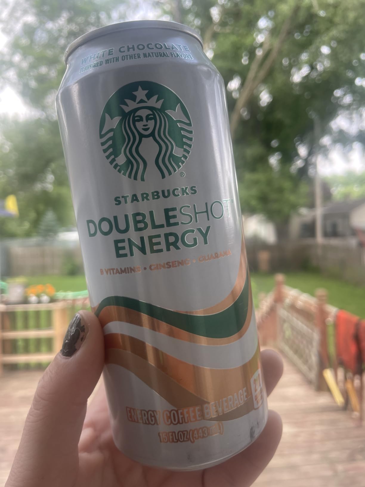 Starbucks Doubleshot Energy Drink Coffee Beverage, White Chocolate, Iced Coffee, 15 fl oz Cans (12 Pack) customer photo 2