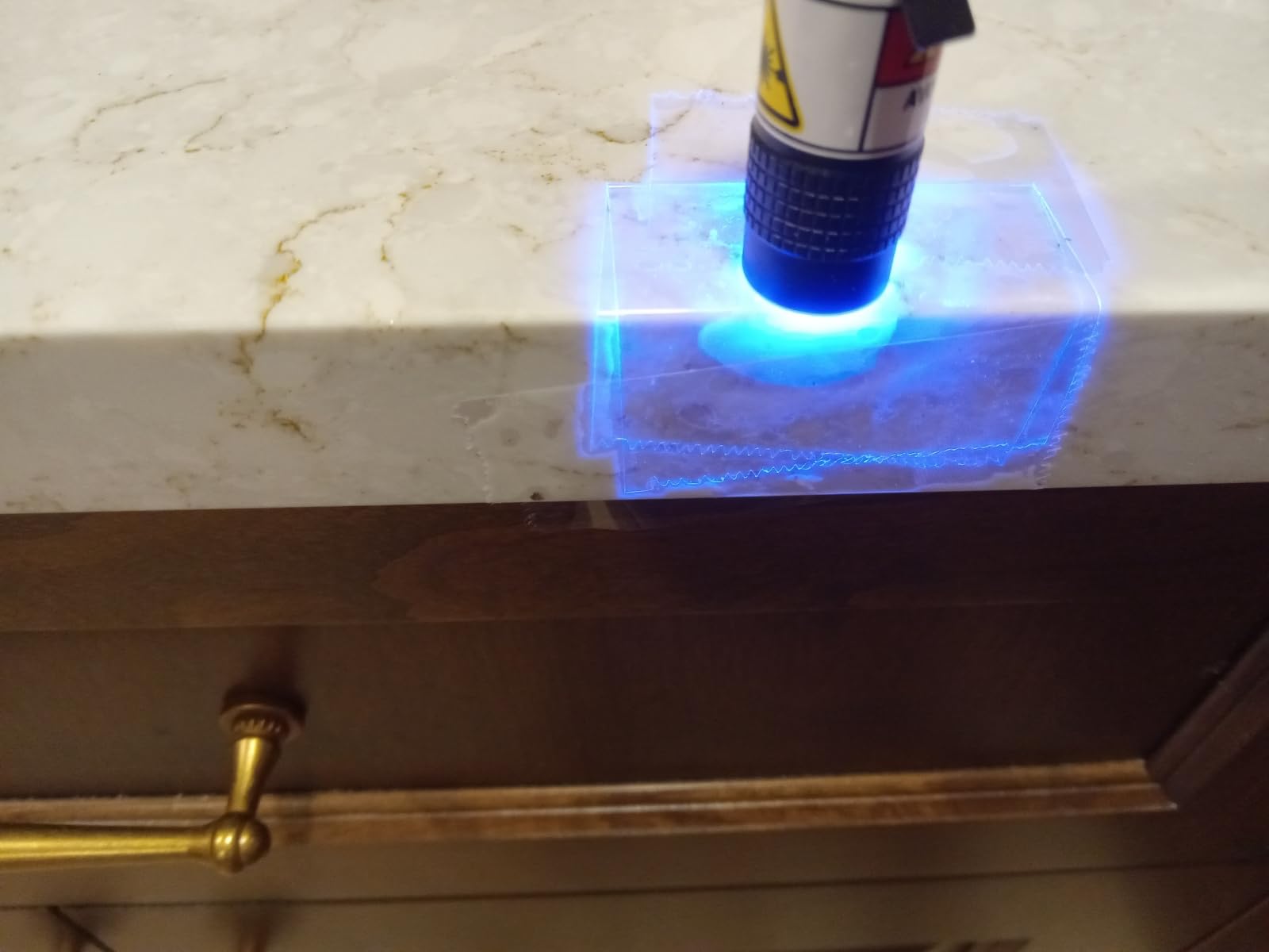 White Tones - Quartz Countertop Repair Kit White - Quartz, Marble, Granite, Acrylic, Porcelain Countertop Chip Repair Kit - White Quartz Chip Repair Kit - HIMG Surface Repair customer photo 1