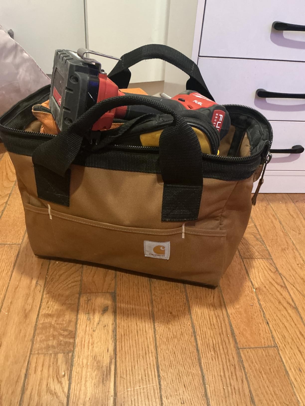 Carhartt Trade Series Tool Bag, Large (16-Inch), Carhartt Brown customer photo 1