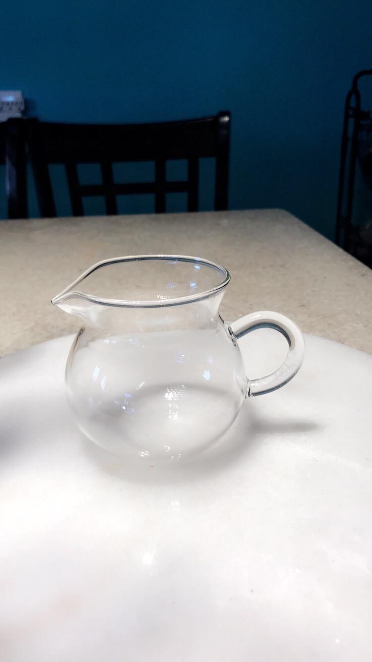 ELITEA Clear Glass Milk Tea Serving Pitcher Cream Pitcher Creamer Mug 200ml / 7 fl.oz for Tea Coffee customer photo 1