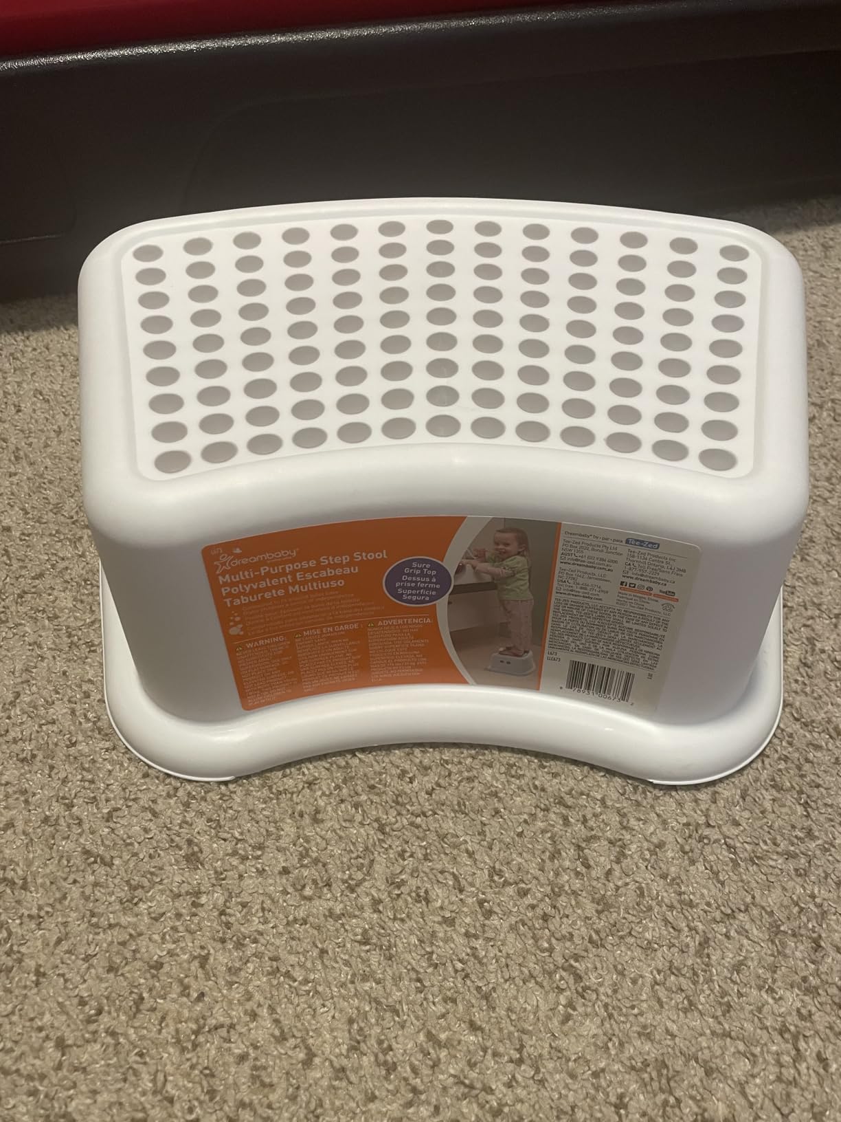 Dreambaby Step Stool for Kids - Non-Slip Base and Contoured Design for Toilet Potty Training and Sink Use customer photo 2