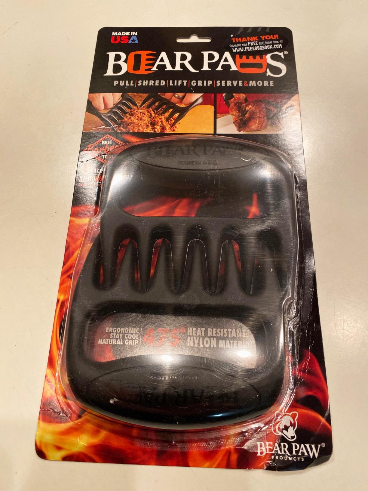 Bear Paws Meat Claws - The Original BBQ Meat Shredder Claws for Pulled Pork, USA Made - Easily Lift, Shred, Pull and Serve Pork, Chicken, Brisket and Turkey customer photo 1