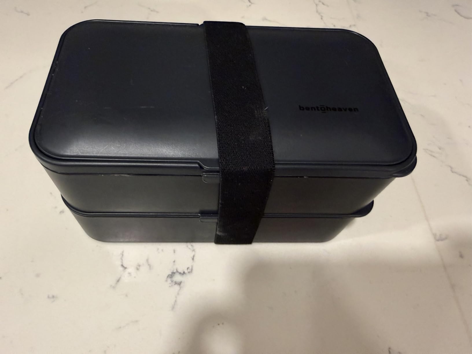 Bentoheaven Premium Bento Box Adult Lunch Box with Compartments for Women & Men, Set of Utensil & Chopsticks & Dip Container, Cute Japanese Kids Bento Lunch Box, Microwavable (Symph Onyx) customer photo 1