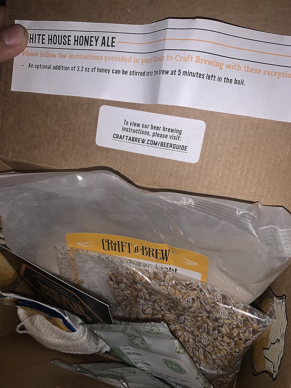 Craft A Brew Recipe Kit - White House Honey Ale Refill - 1 Gallon - Ingredients for Home Brewing Beer customer photo 2