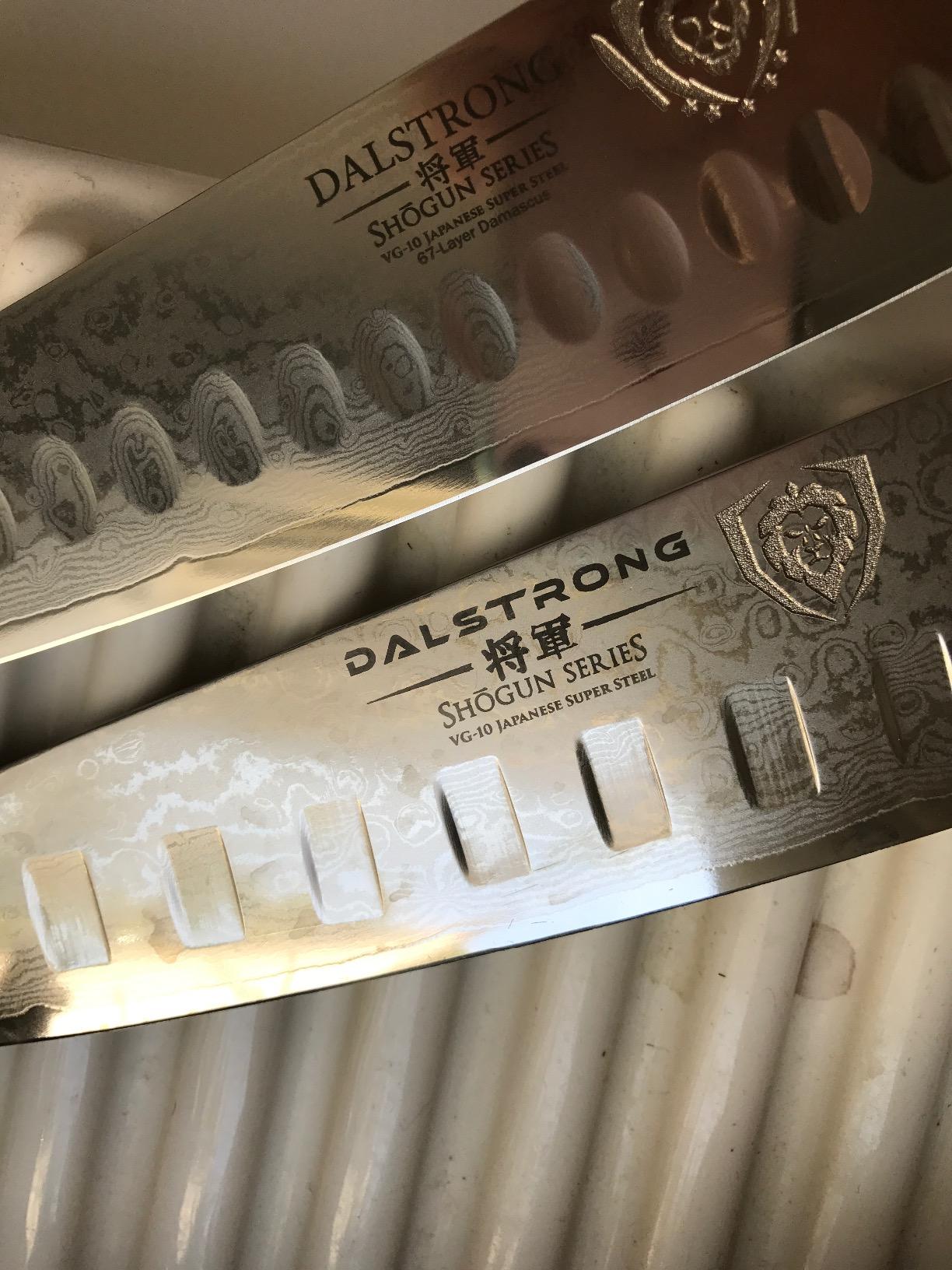 Dalstrong Santoku Knife - 7 inch - Shogun Series - Damascus - Japanese AUS-10V Super Steel 67 Layers - Black G10 Handle - Vegetable Knife customer photo 1