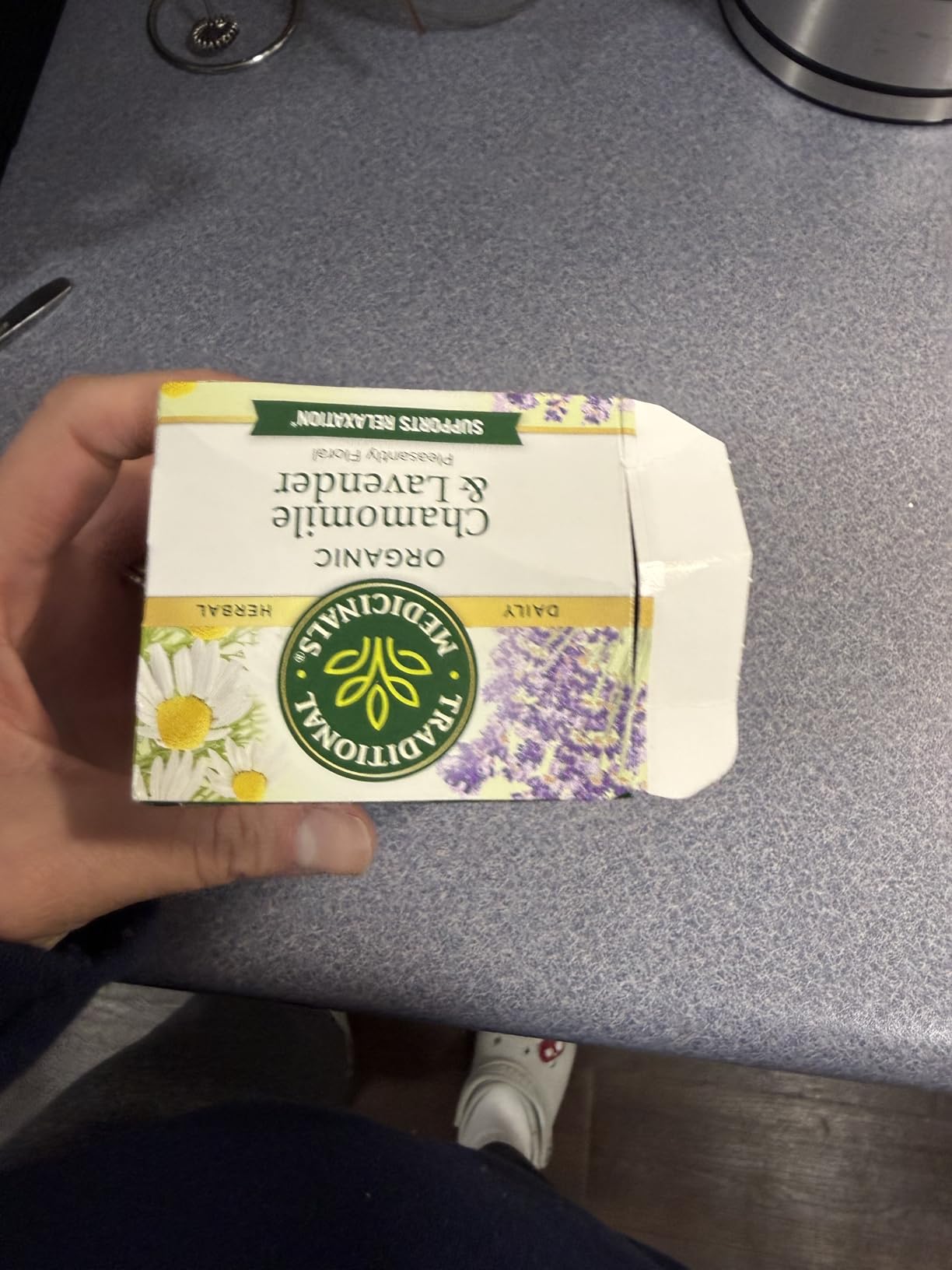 Traditional Medicinals Organic Chamomile & Lavender - Stress Relief and Relaxation - 16 Tea Bags customer photo 1