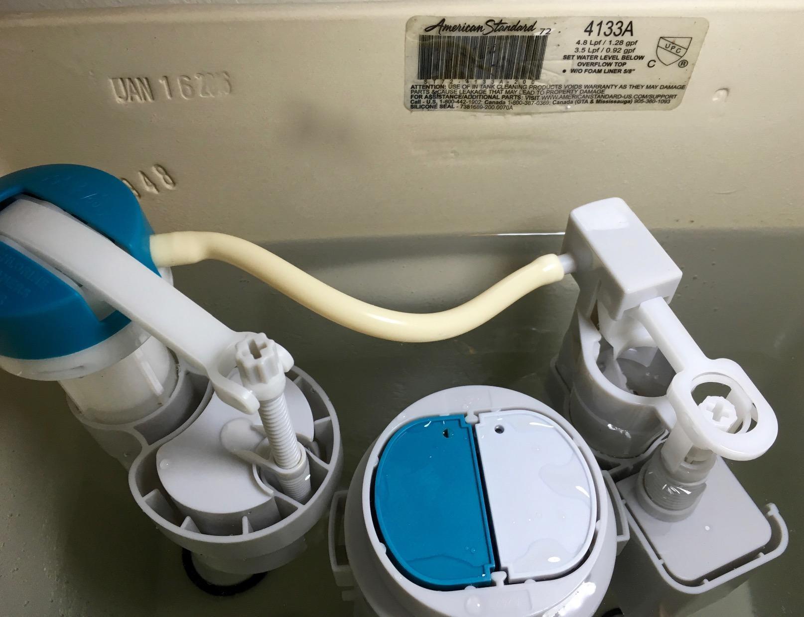American Standard 2886218.020 H2Option Two-Piece Toilet, Elongated Front, Chair Height, Dual Flush, White, 0.92-1.28 gpf customer photo 1