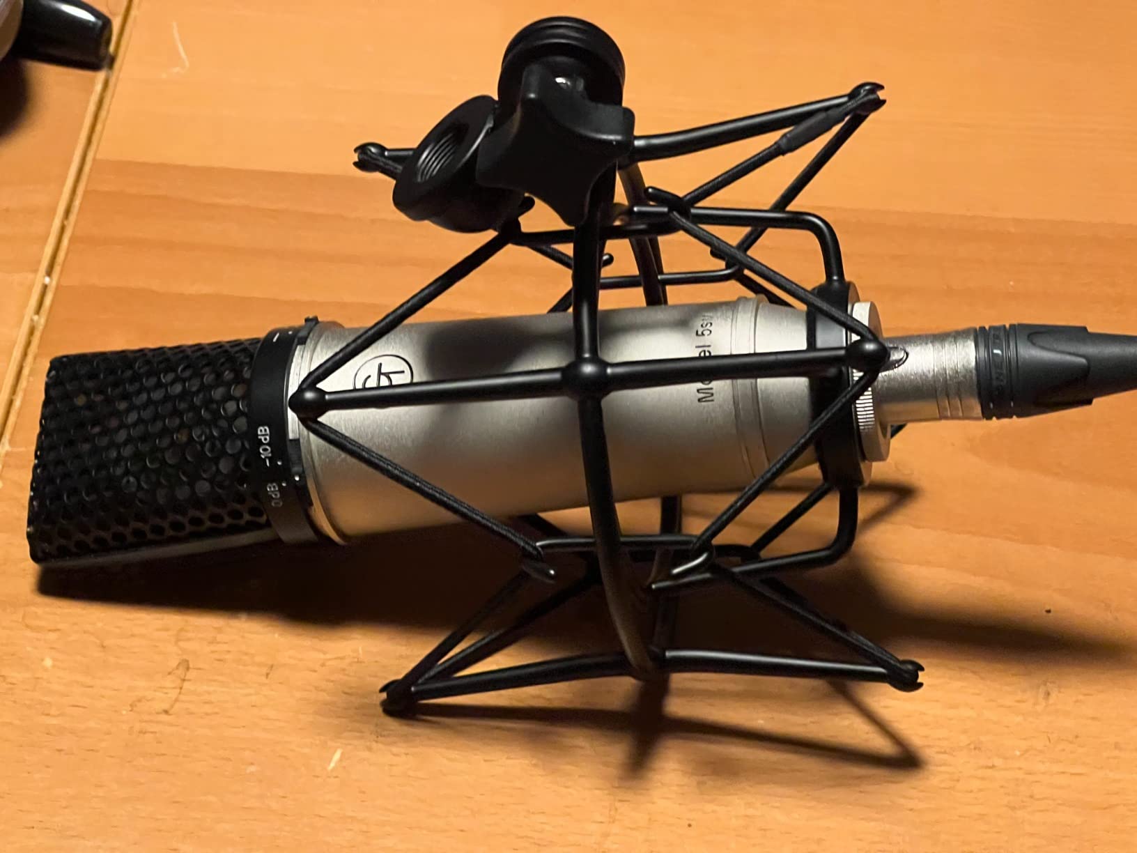 Microphone Shock Mount Mic Holder - Anti Vibration Spider Shockmount Compatible with Many Condenser Mics Like AT2020 MXL 770 MXL 990 Samson G Track Pro Rode Procaster NT1-A Neumann U87 customer photo 1