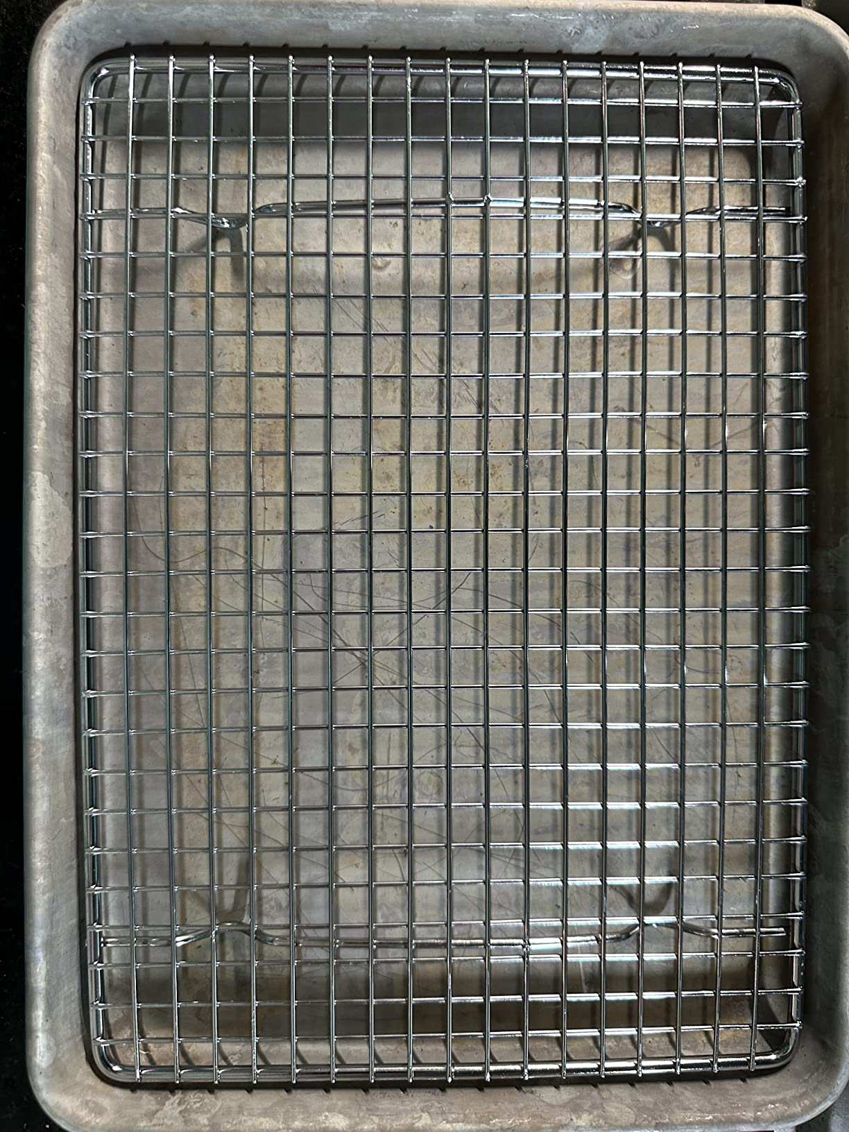 Mrs. Anderson's Baking Professional Half Sheet Baking and Cooling Rack, 16.5 x 11.75-Inches, Set of 2 customer photo 2