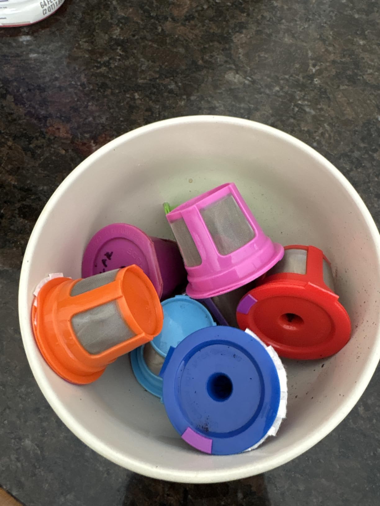 7 Pack Reusable K Cups for Keurig Coffee Makers - BPA-Free Refillable Coffee Pods, 7 Colors customer photo 2