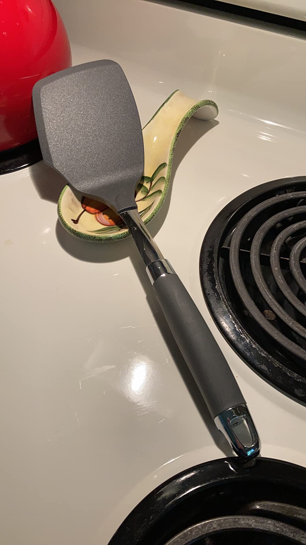 Anolon SureGrip Stainless Steel Meat Fork/Kitchen Tool, 13.25 Inch, Gray customer photo 2