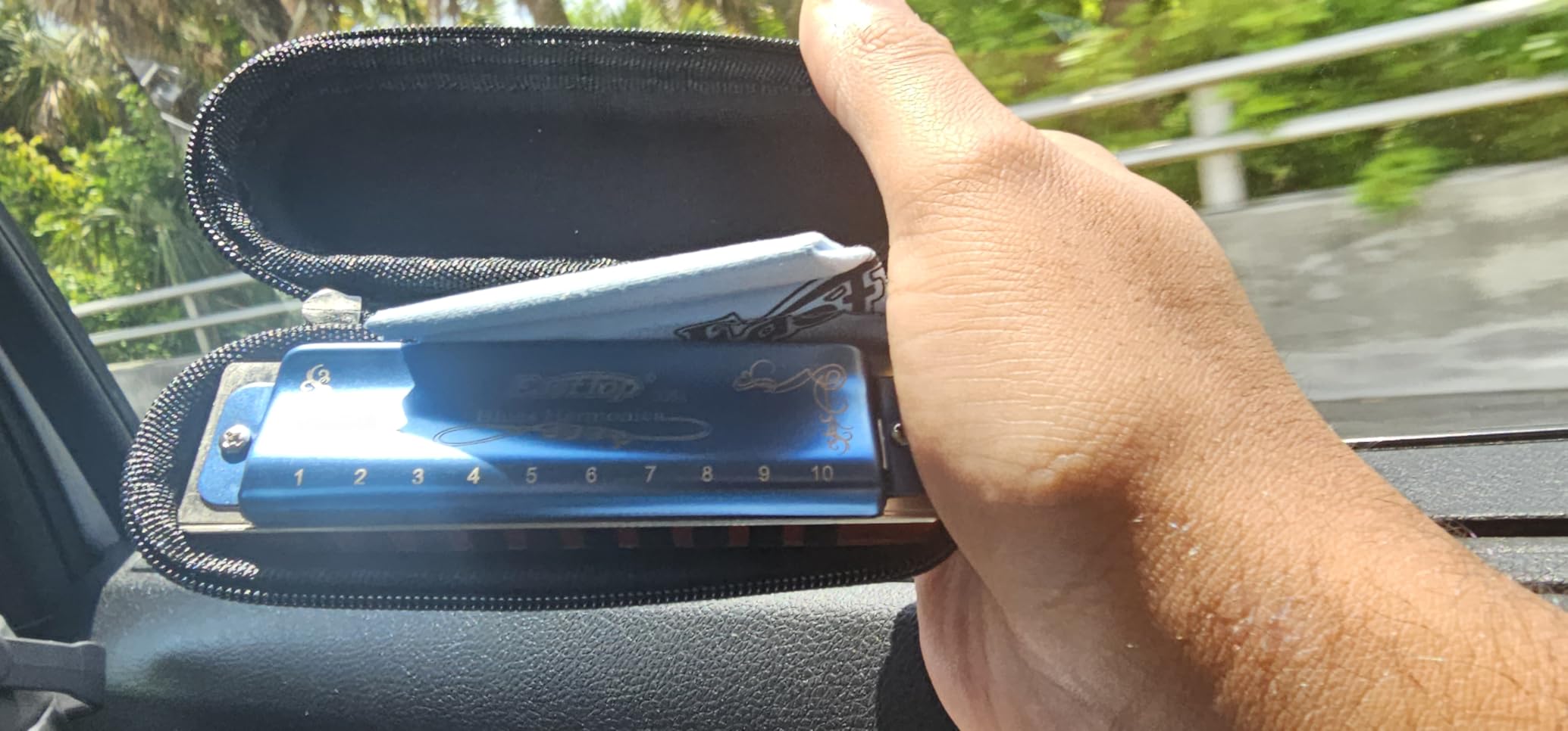 East top Harmonica Key of C, 10 Holes 008K Diatonic Mouth Organ with Blue Case, Standard Harmonica For Adults, Professionals, Beginners and Students, as a Gift customer photo 2