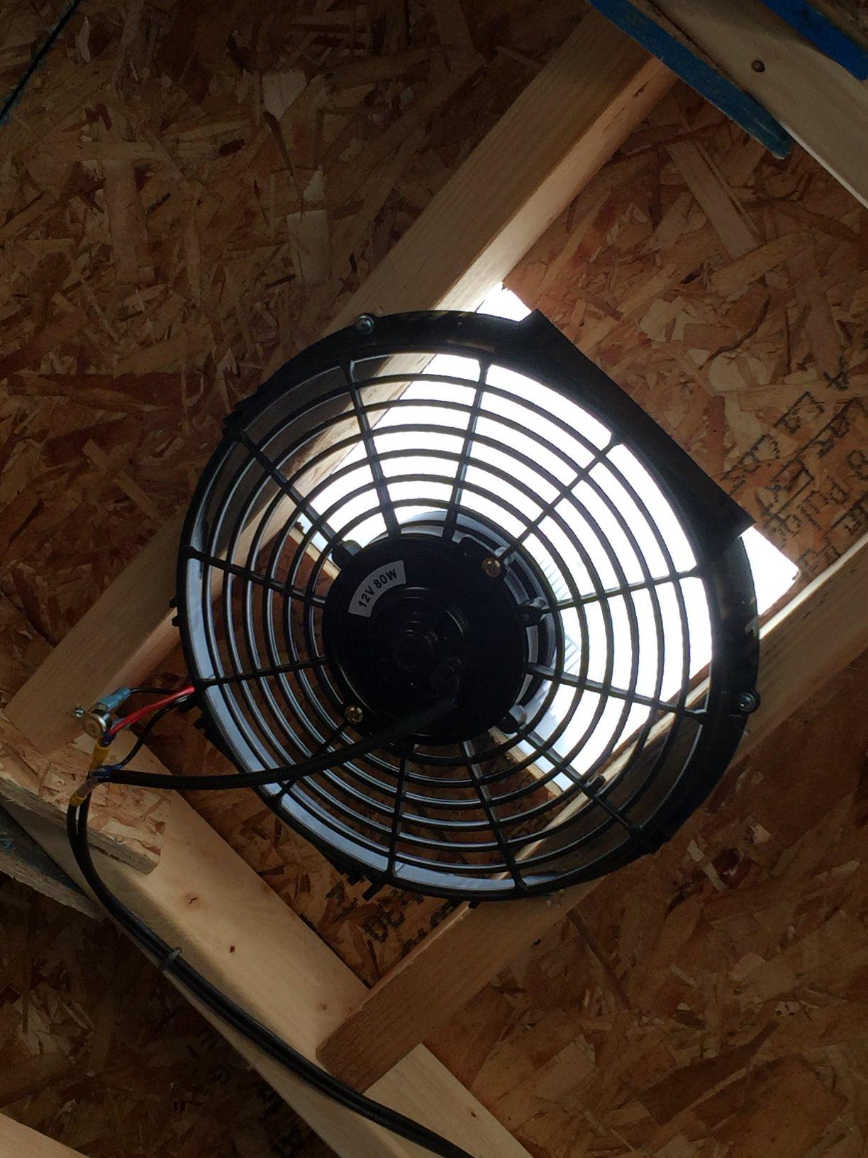 Amtrak Solar 12-Inch Solar Attic Exhaust Fan - USA-Made, Plug & Play, Whisper-Quiet Ventilation customer photo 1