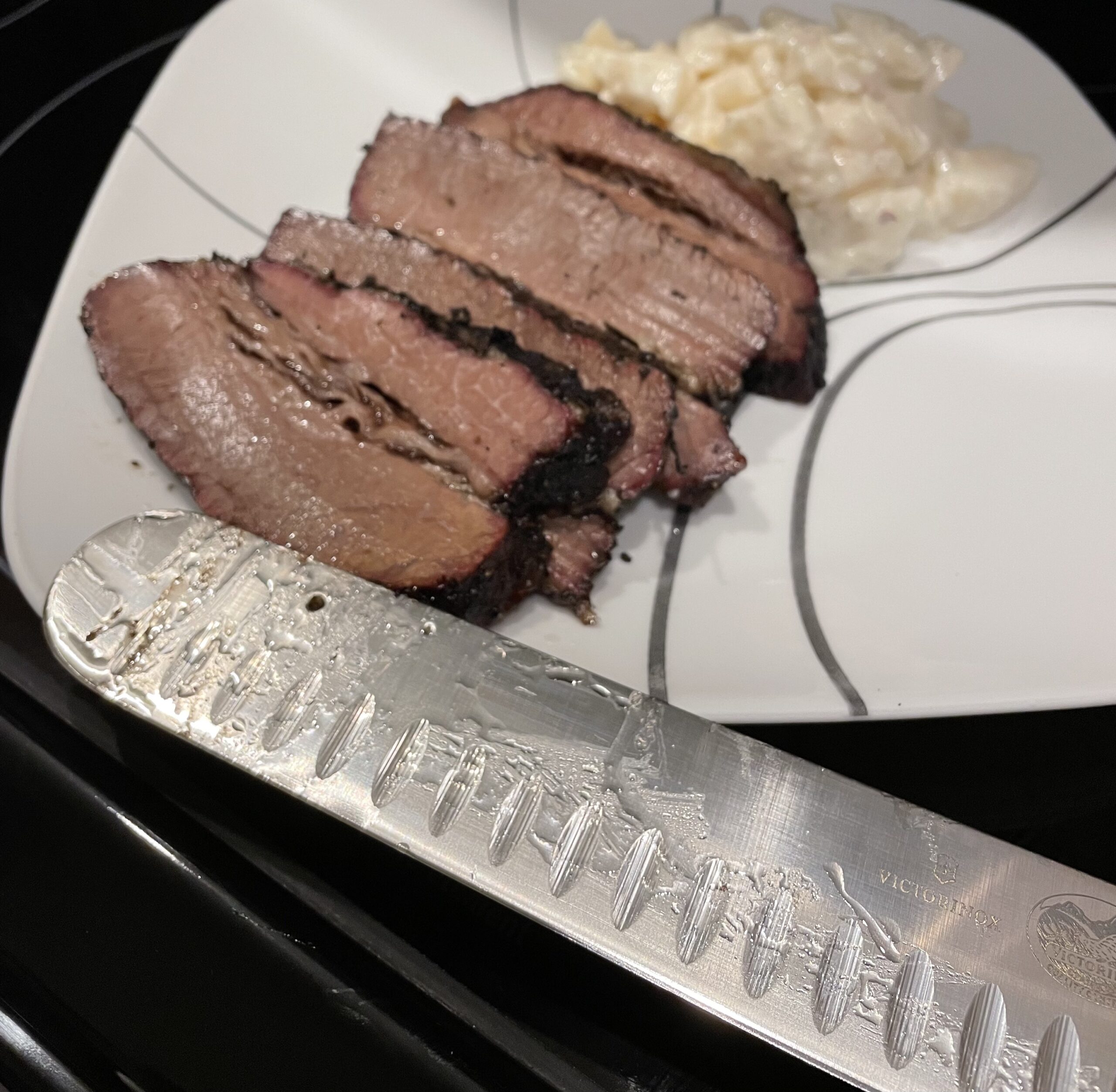 Victorinox Swiss Army 7-Piece Natural Competition BBQ Set with Black Fibrox Pro Handles and Knife Roll (46135US2) customer photo 2
