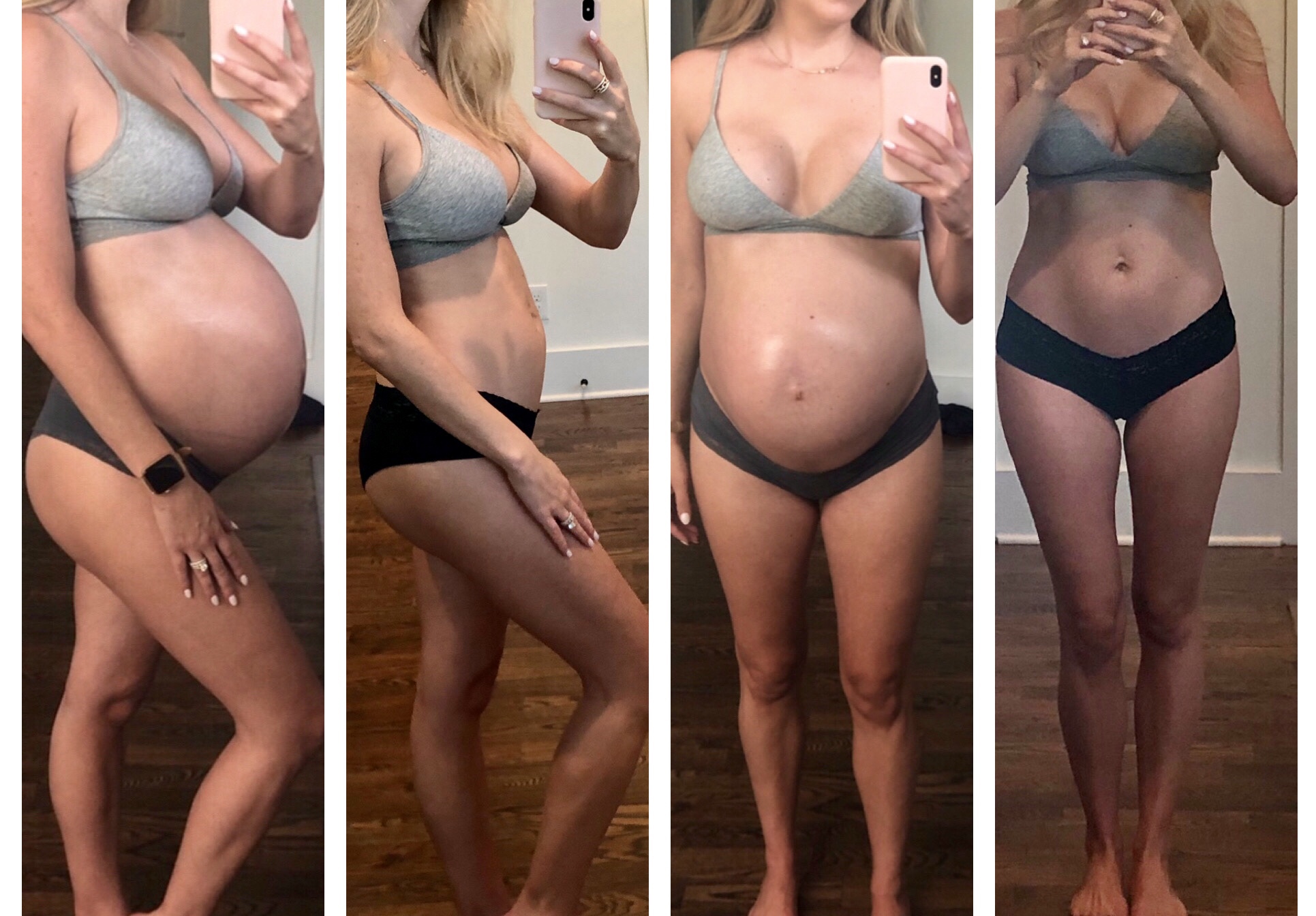 UpSpring Shrinkx Belly Charcoal Postpartum Belly Wrap, Adjustable Postpartum Belly Band to Support, Slim and Smooth After Baby (Charcoal Gray, Small/Medium) customer photo 1