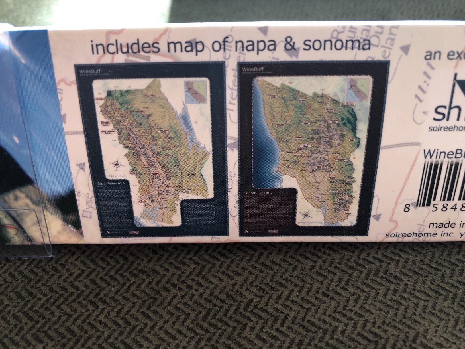 WineBuff Microfiber Polishing Towel for Wine Crystal Glasses, Map of Napa Valley & Sonoma customer photo 1