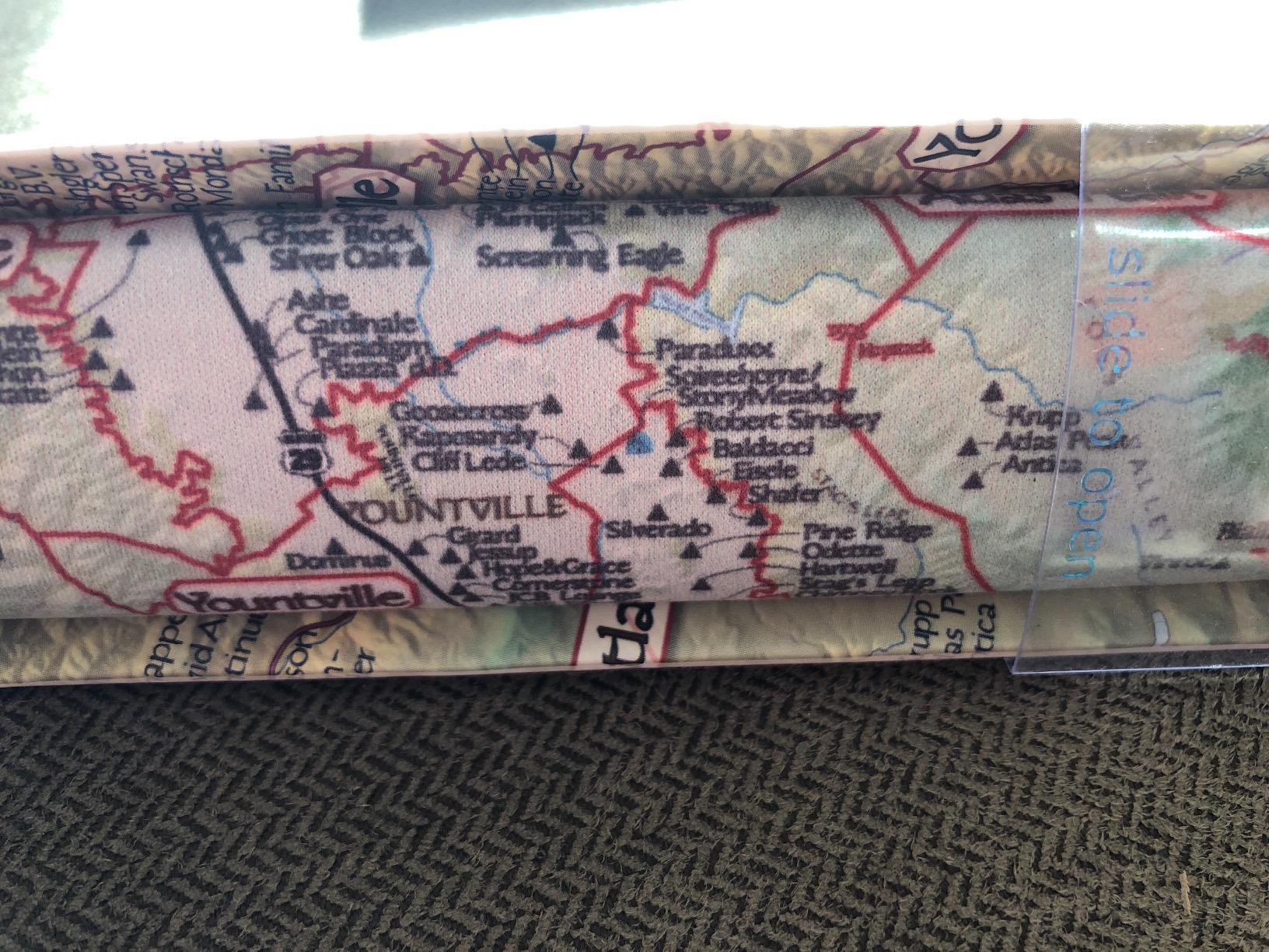 WineBuff Microfiber Polishing Towel for Wine Crystal Glasses, Map of Napa Valley & Sonoma customer photo 2
