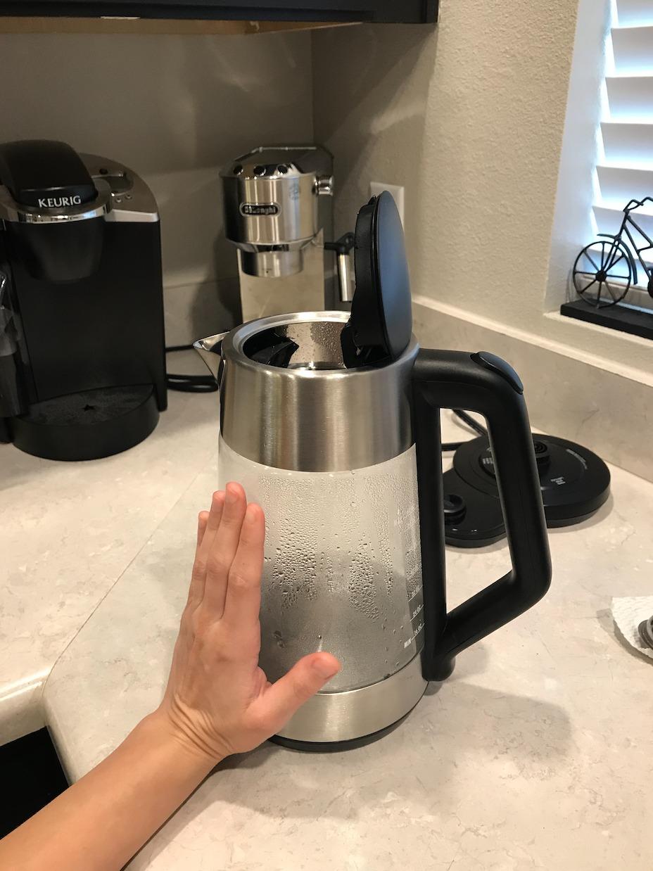 OXO Brew Adjustable Temperature Kettle, Electric Kettle, Glass and Stainless Steel, Holds Temperature for 30 Minutes customer photo 2