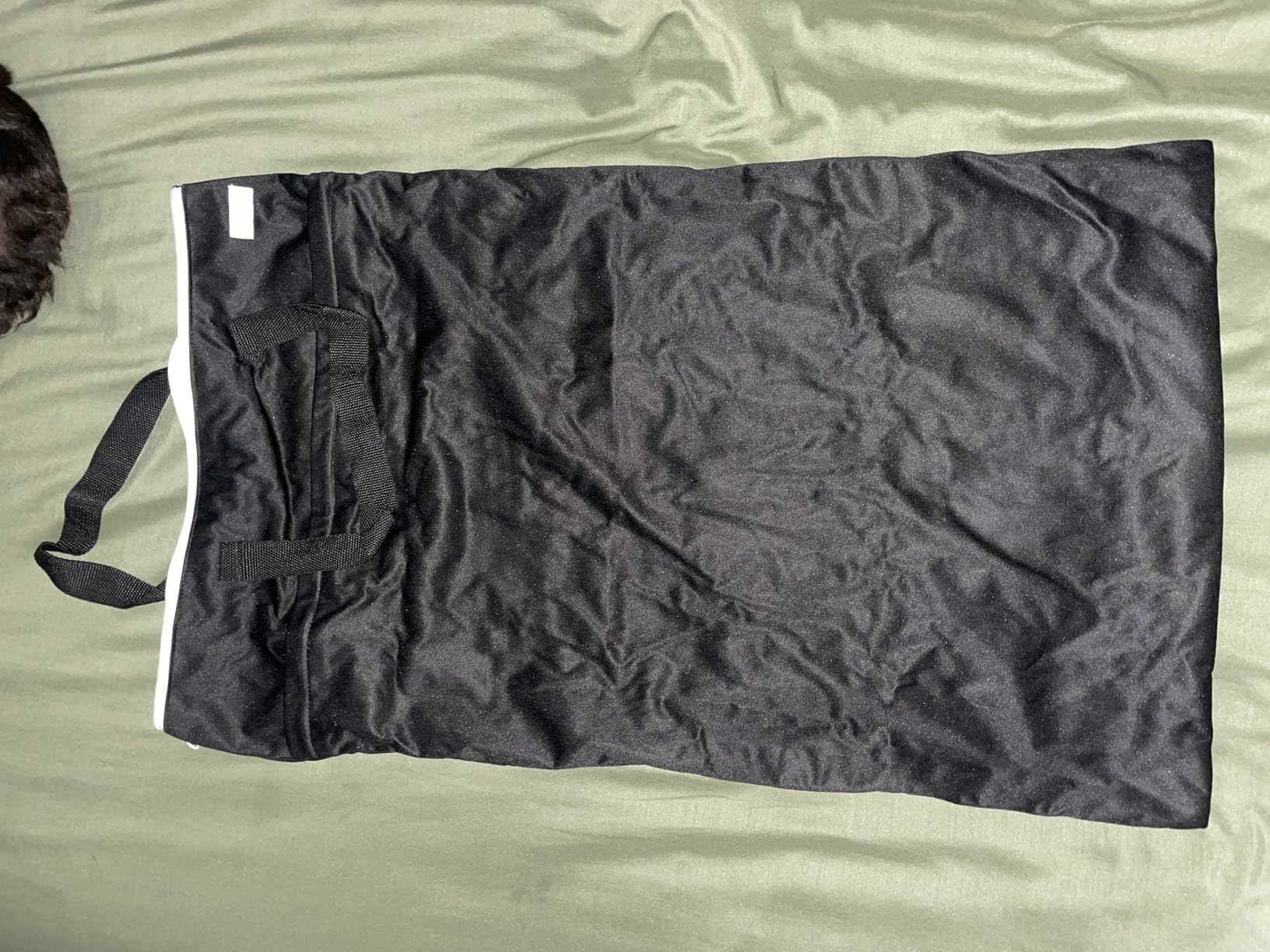 wegreeco Large Reusable Hanging Wet Dry Cloth Diaper Bag (Black) customer photo 1
