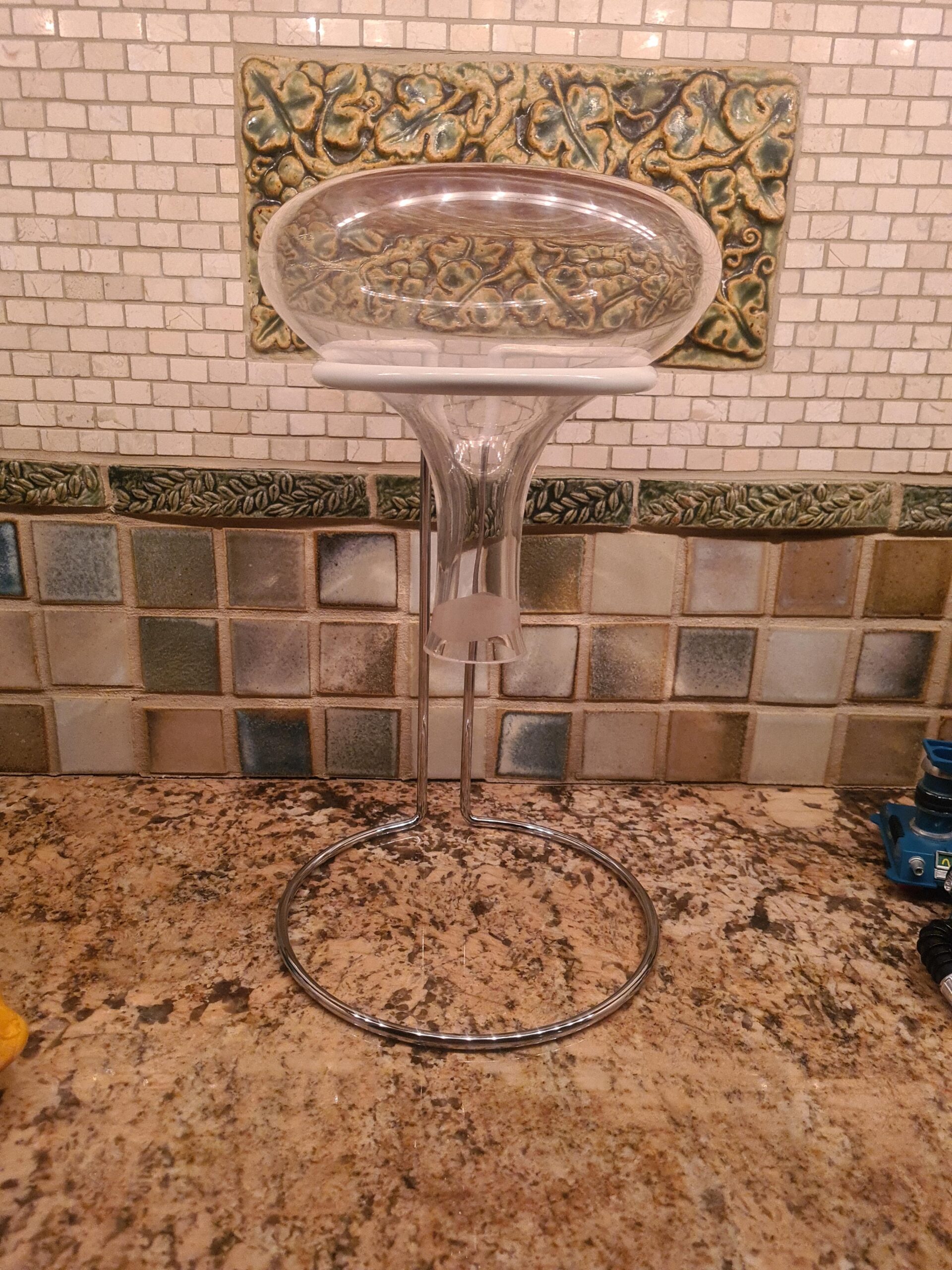 Lily's Home Wine Decanter Drying Stand with Rubber Coated Top customer photo 1