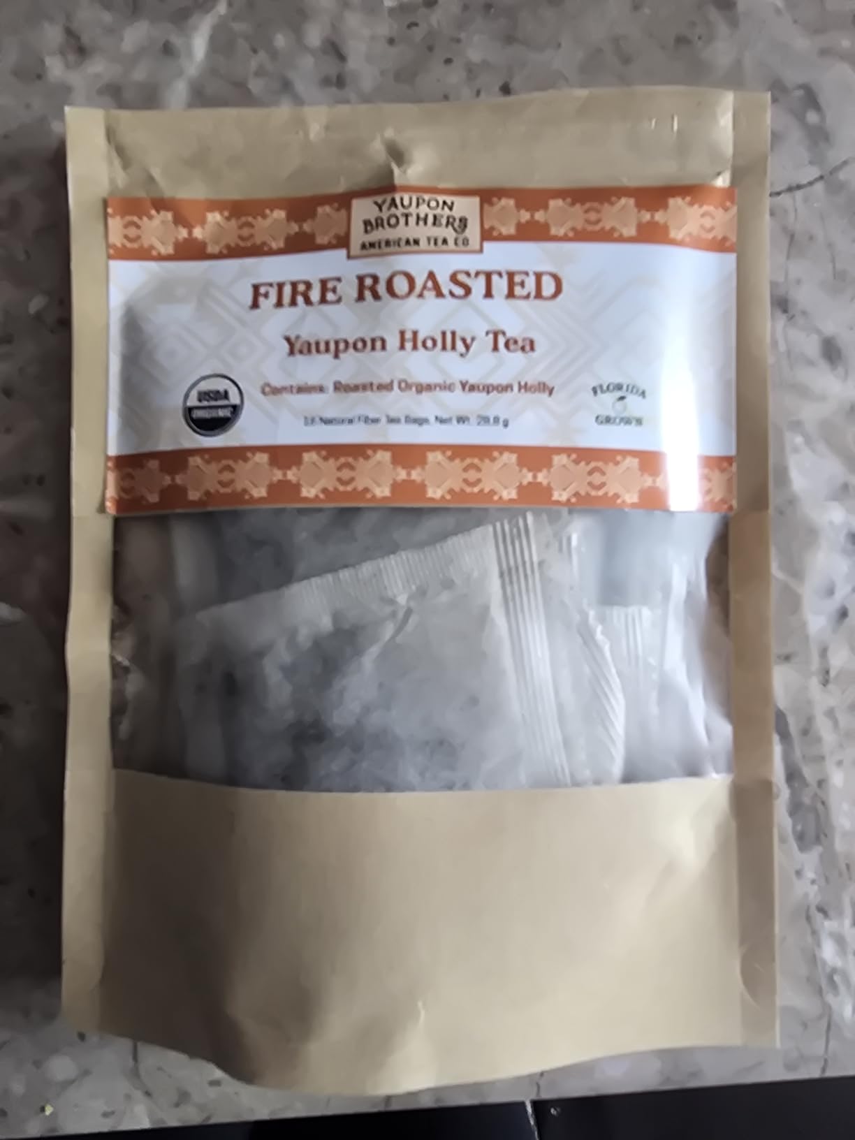 Yaupon Brothers Fire Roasted Warrior's Yaupon Tea, 16 Natural Fiber Tea Bags customer photo 1