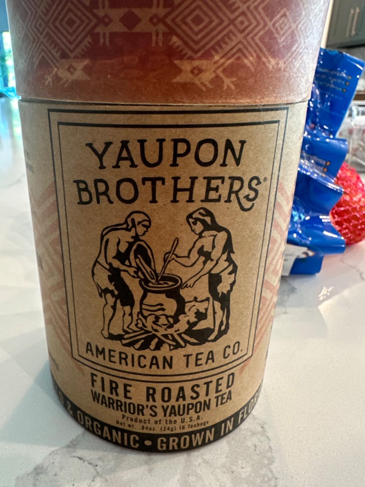 Yaupon Brothers Fire Roasted Warrior's Yaupon Tea, 16 Natural Fiber Tea Bags customer photo 2