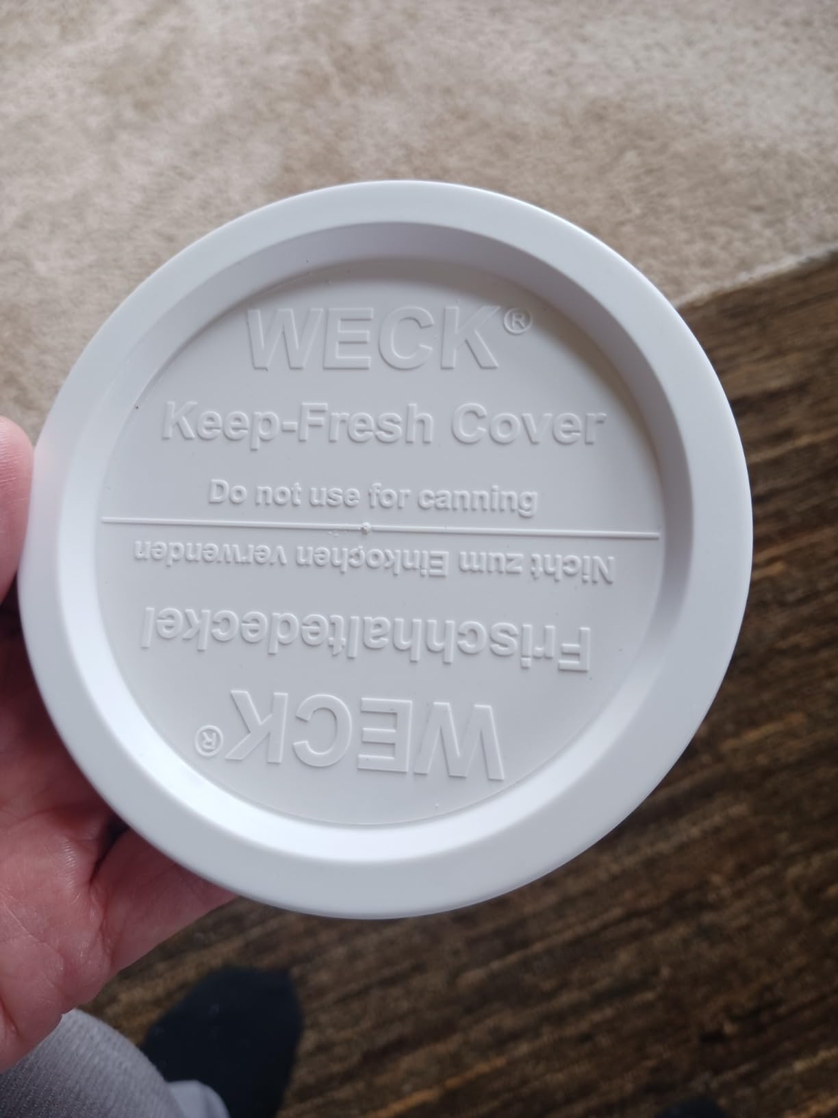 Large JAR 5 Pack Keep Fresh Plastic LIDS, 5 Pack (Large = 4