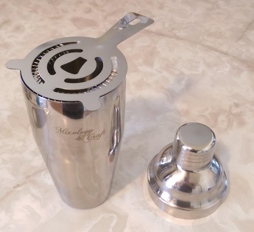 Mixology & Craft 16-Piece Stainless Steel Cocktail Shaker Set, 24 oz Cobbler Martini Shaker, Mixology Bartender Kit with Strainer, Travel Cocktail Kit in Gift-Ready Tube, Bartending Bar Kit Tools customer photo 2