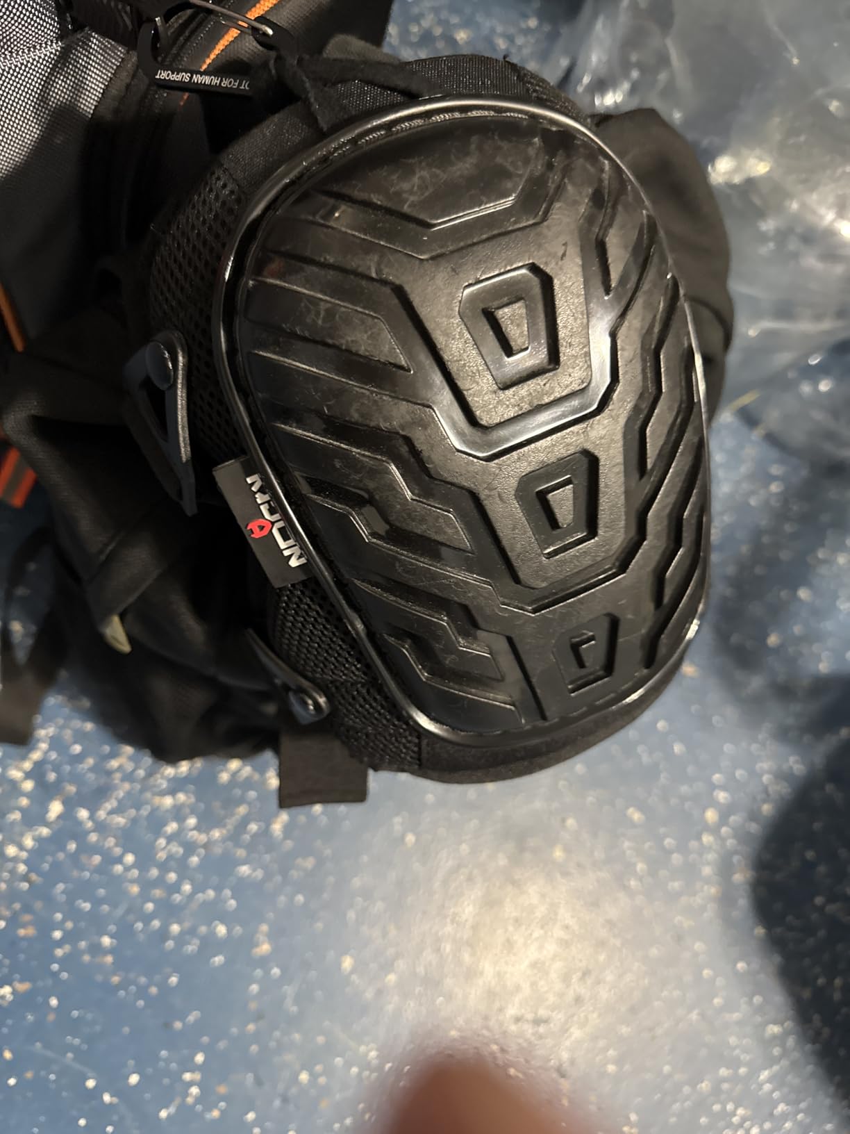 NoCry Professional Gel Knee Pads for Work with Soft Foam and Gel Cushion — Heavy Duty Cap, Reinforced Adjustable Straps, Military Grade Rivets and Built-in Hang Loops — Perfect for Construction customer photo 1