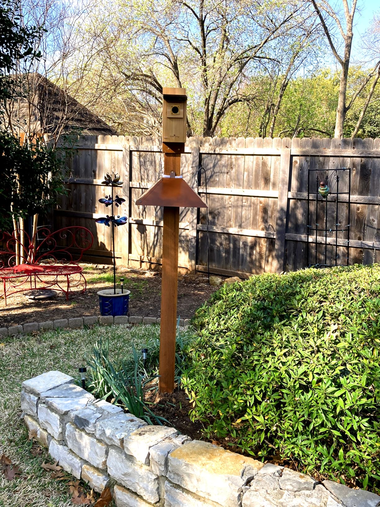 Wild Wings WWCH3 Cedar Blue Bird Box House customer photo 1
