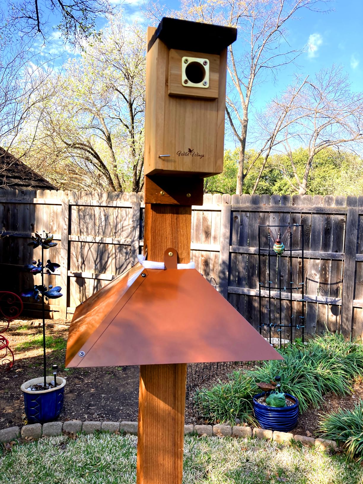 Wild Wings WWCH3 Cedar Blue Bird Box House customer photo 2