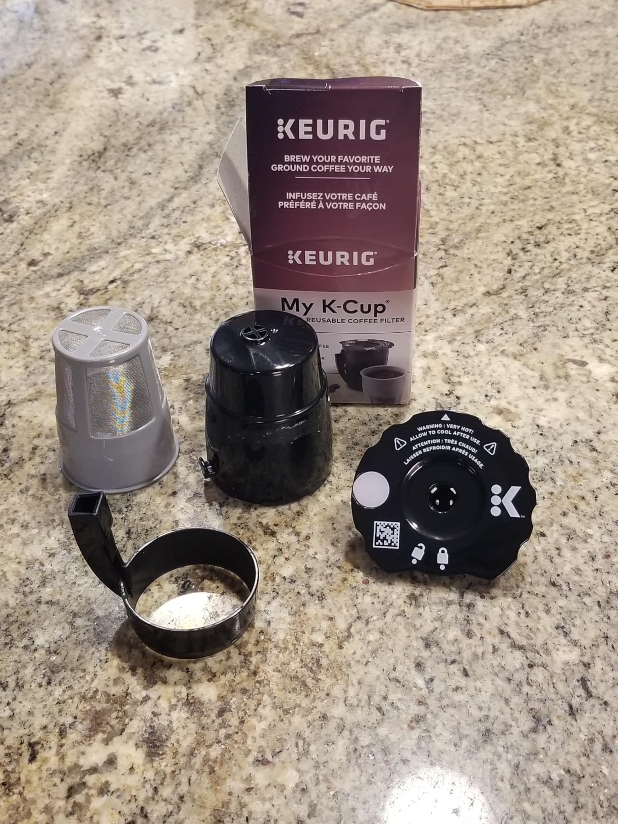 Keurig My K-Cup Reusable K-Cup Pod Coffee Filter, 1 Count, Black customer photo 2