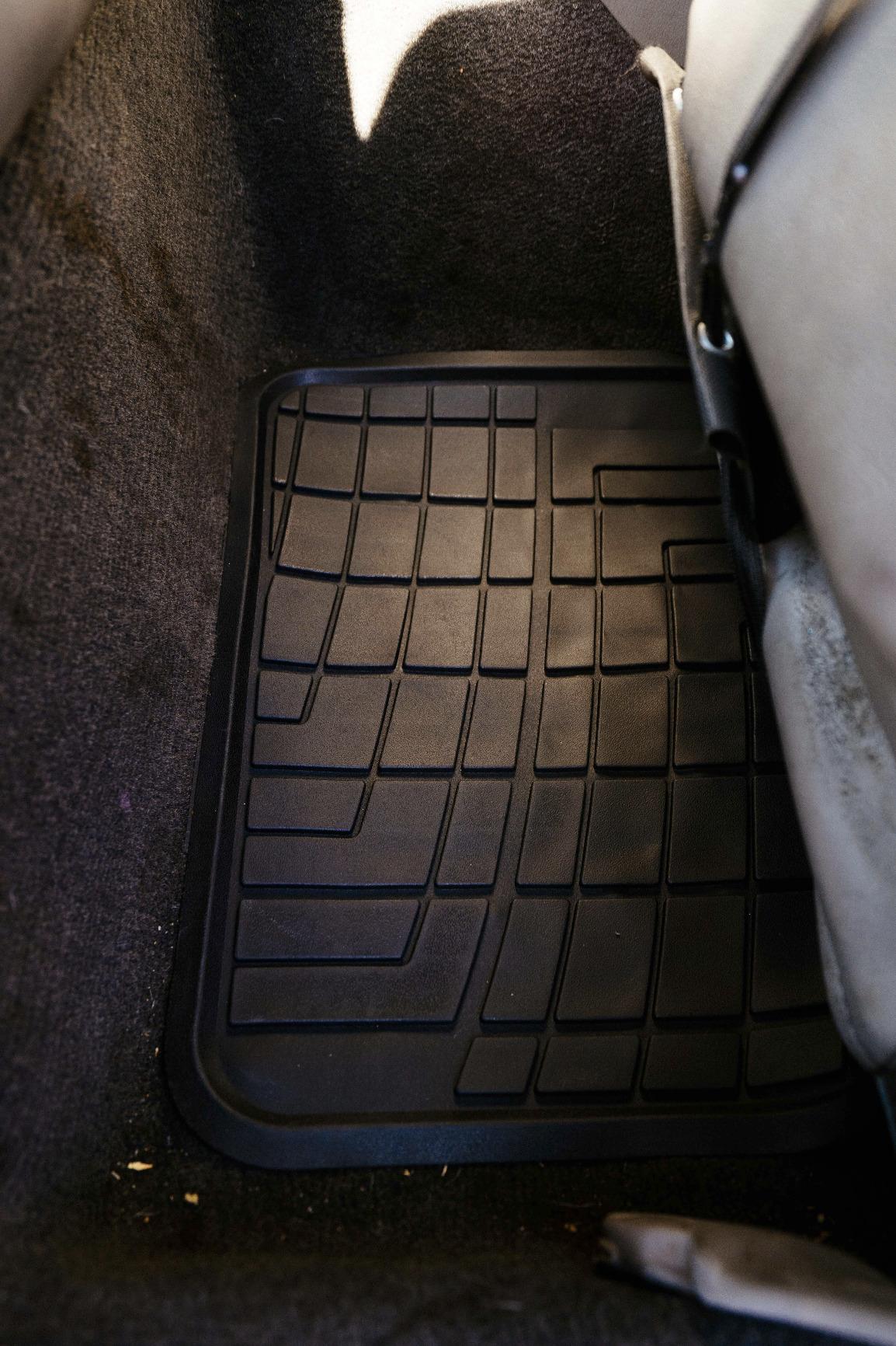 FH Group Heavy-Duty Rubber Floor Mats (Blue) customer photo 2