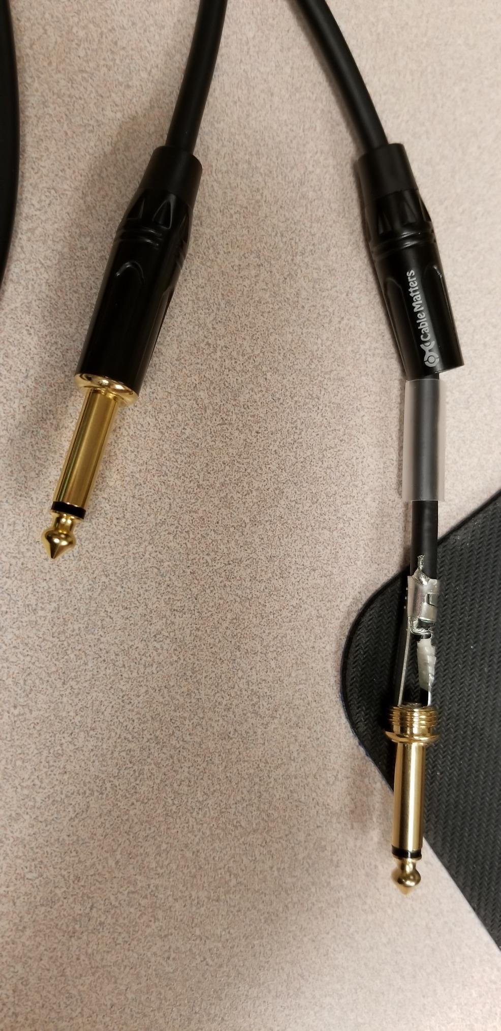 Cable Matters 2-Pack 1/4 Inch TS to TS Electric Guitar Cable - 6ft, Guitar Amp Cord, Instrument Cable for ElectricGuitar, Mandolin, Bass AMP, Keyboard, Mixer, Equalizer customer photo 2