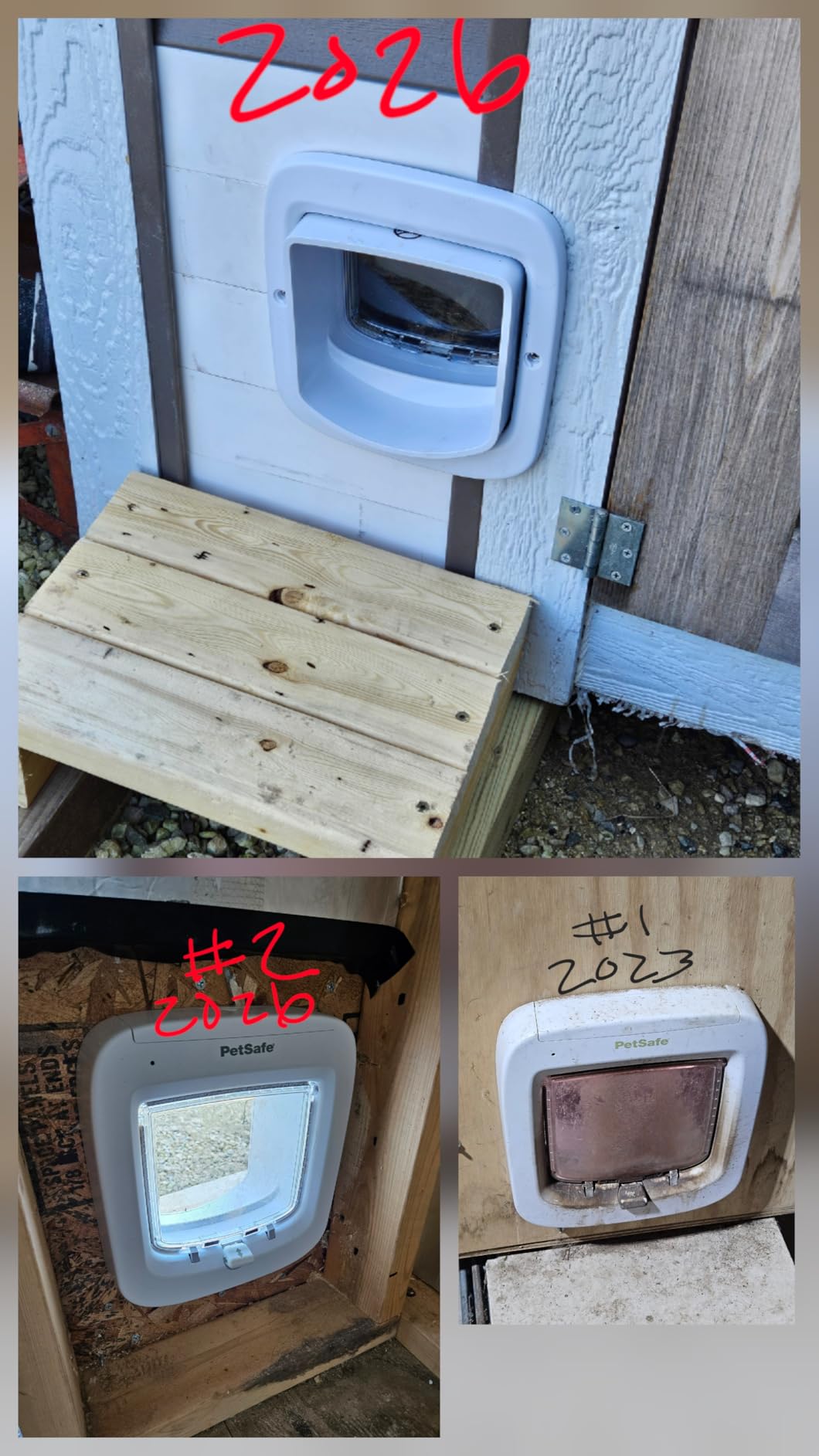 PetSafe Microchip Cat Door - Smart Programmable Collar Door with 4-Way Locking System, Energy Efficient Seal, Durable Plastic Flap & Low Battery Indicator - Battery Powered in & Out Freedom customer photo 1