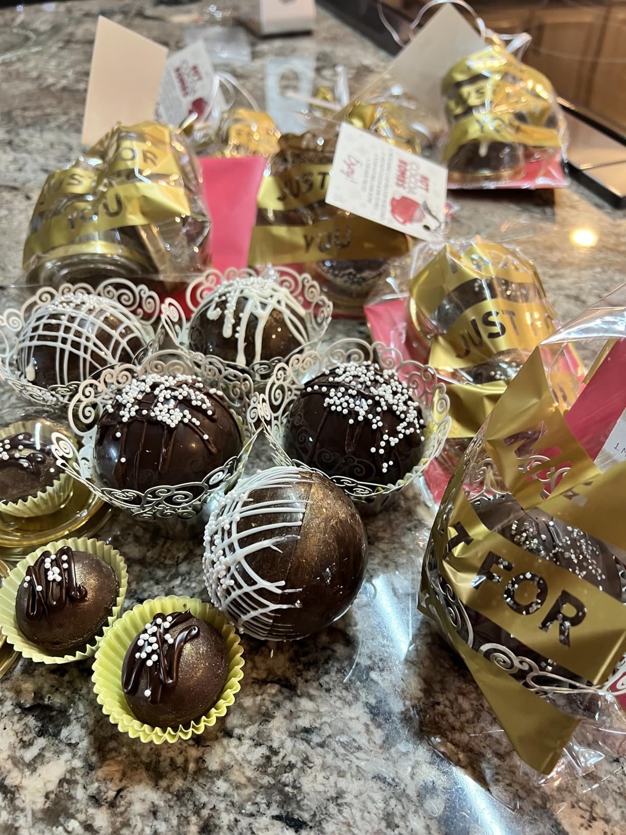 Goldbaking Semi Sphere Chocolate Mould PC Polycarbonate Hemisphere Chocolate Mold customer photo 1