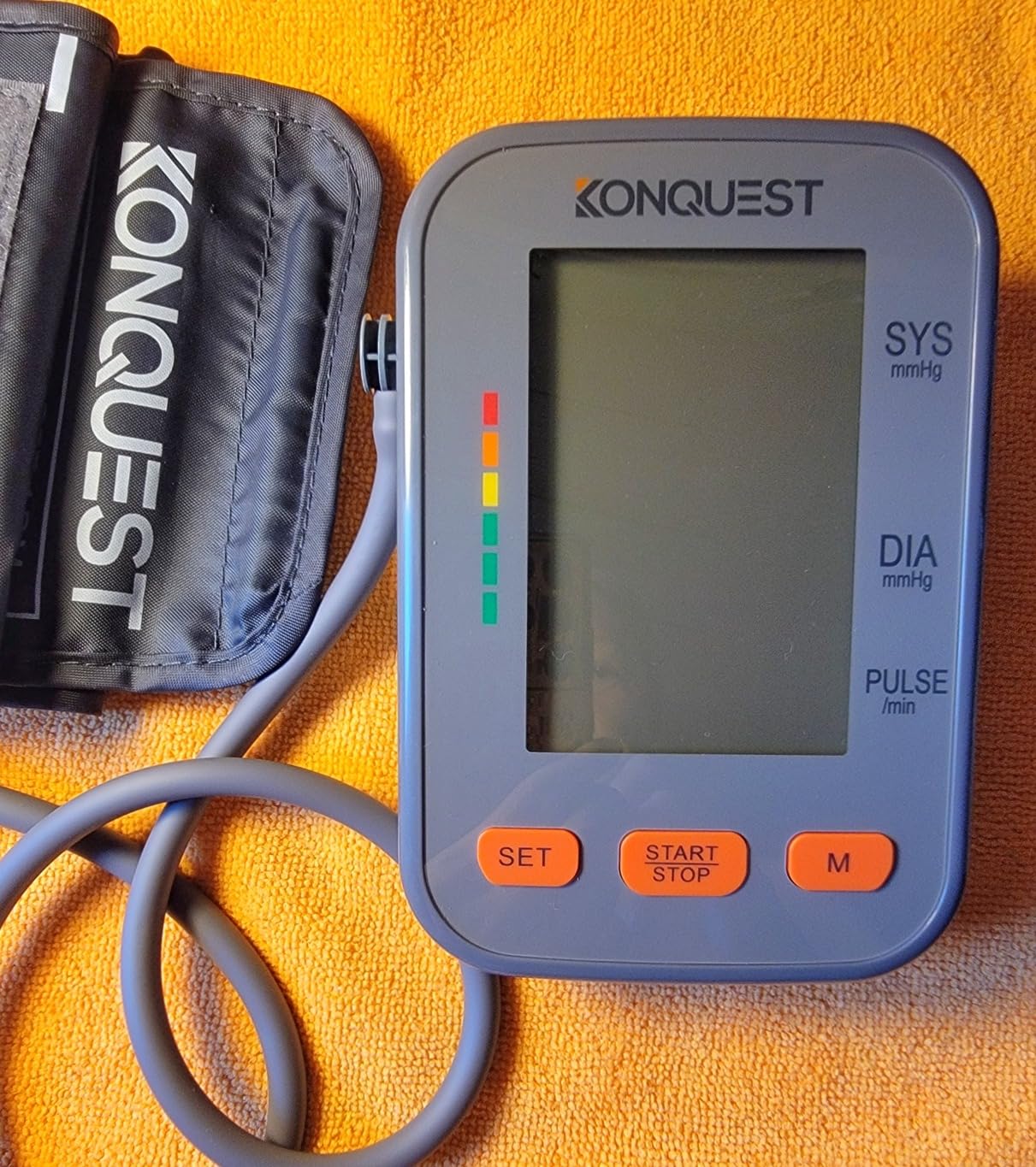 Konquest KBP-2704A Automatic Upper Arm Digital Blood Pressure Monitor - BP Machine with Large Cuff (8.5-16.5 in), Backlit Display, Digital, Irregular Heartbeat Detector - Tensiometro customer photo 1