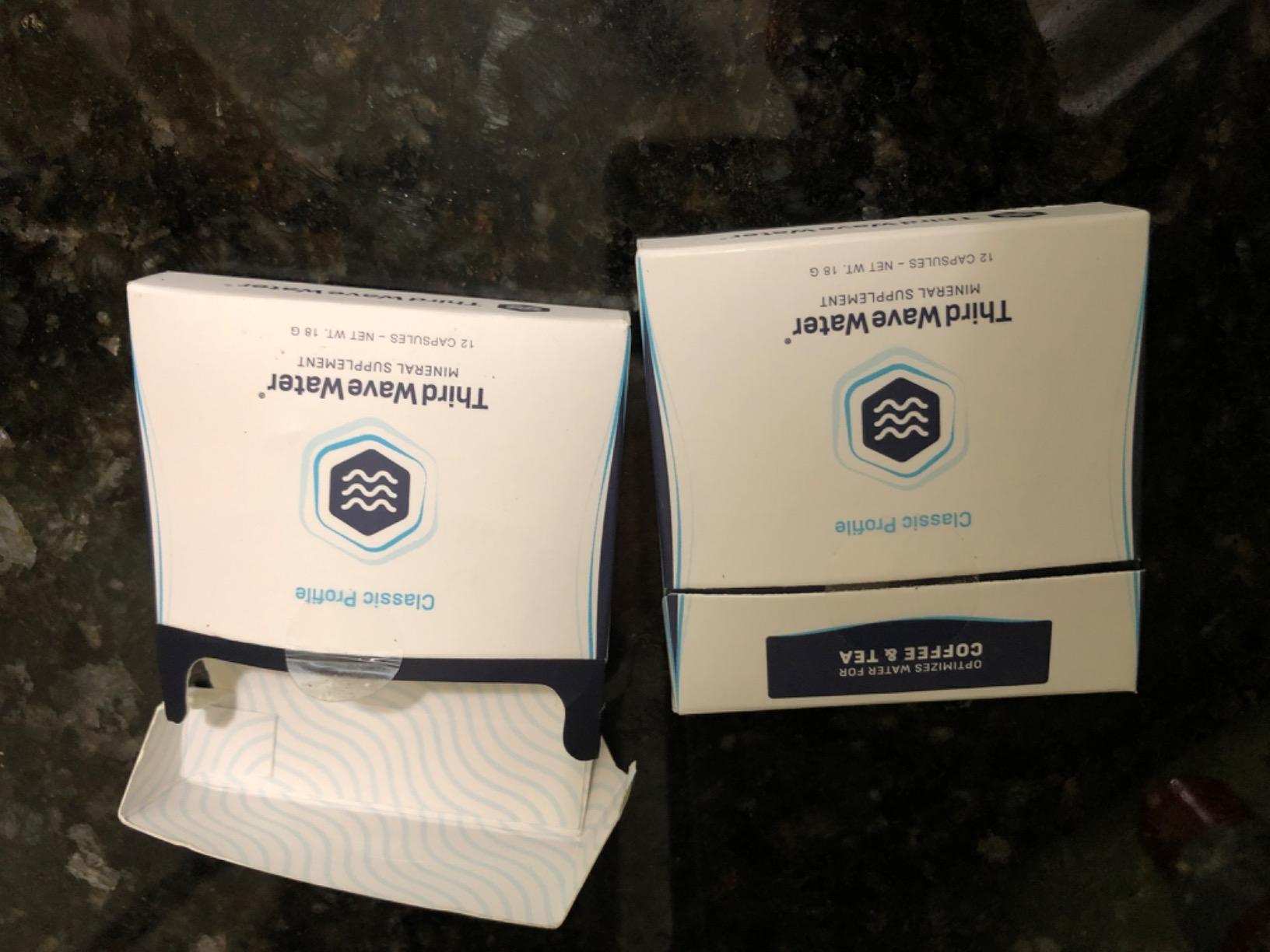 Third Wave Water Classic Light Roast For Brewing The Best Coffee, Classic Profile, 12 Single Gallon Sticks, As Seen On Shark Tank customer photo 4