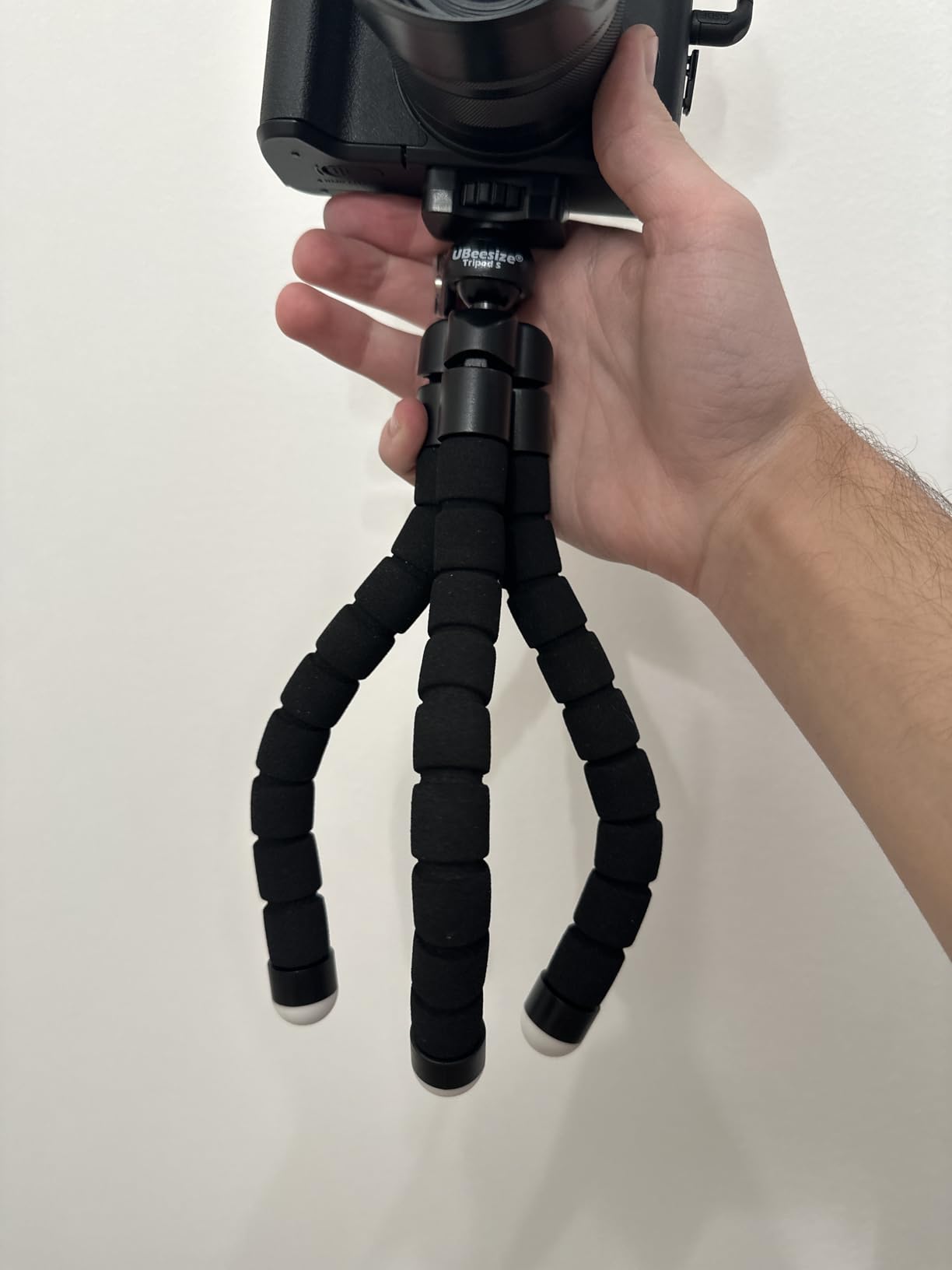 UBeesize Phone Tripod Pro S, Flexible Desk Stand with Wireless Remote, Mini Holder for Camera and GoPro customer photo 1