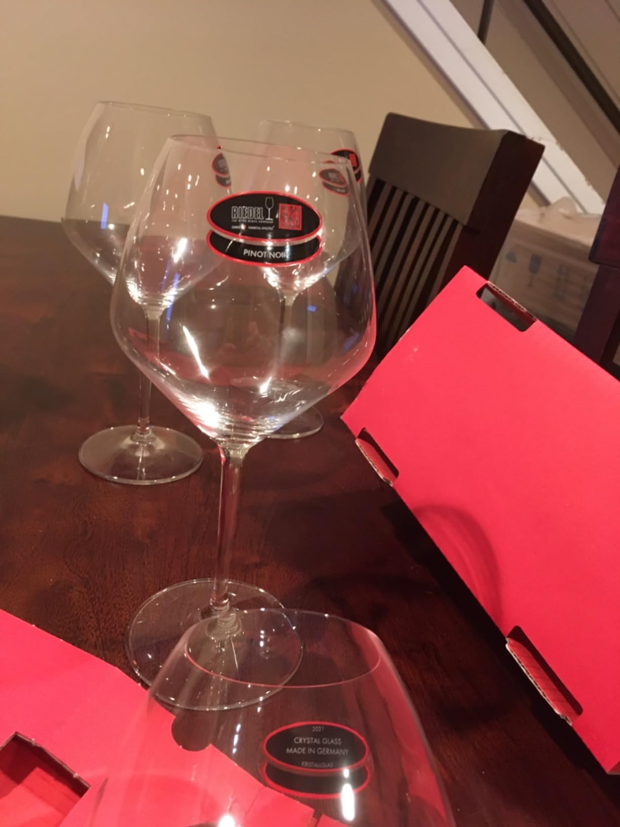 Riedel - 4411/55 Extreme Rose/Champagne Wine Glass, Set of 4, Clear customer photo 1