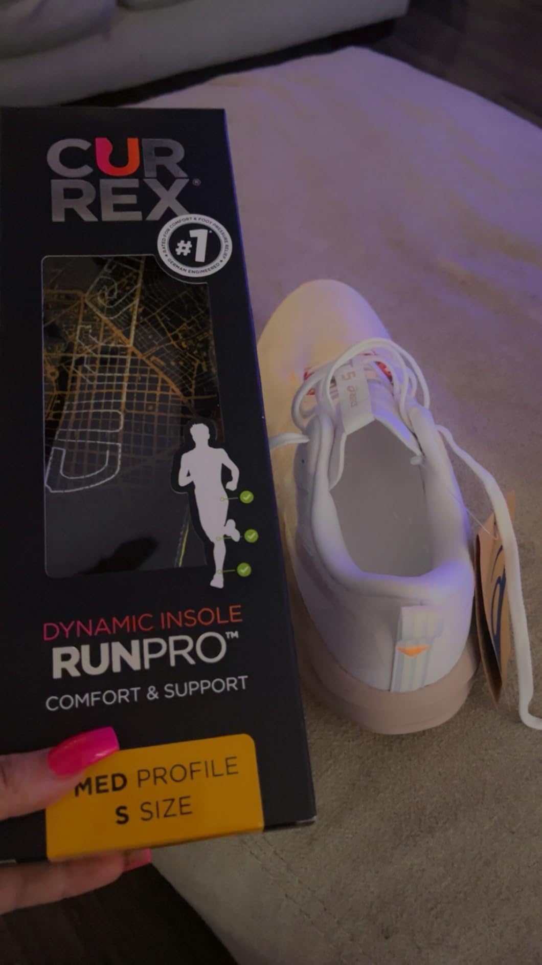 CURREX RunPro Insoles for Running Shoes, Arch Support Inserts to Help Reduce Fatigue, Prevent Injuries, Boost Performance customer photo 1