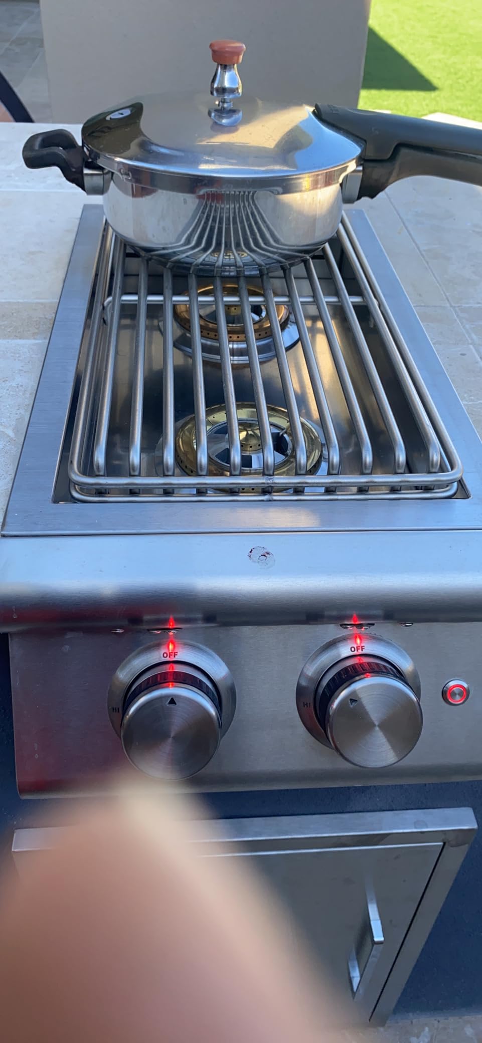 Heavy-Duty Stainless Steel Outdoor | Blaze Double Side Burner Natural Gas Grill Barbeque | LED Lights Thermometer | Best Of Backyard For Grilling Masters | BLZ-SB2LTE-NG customer photo 1