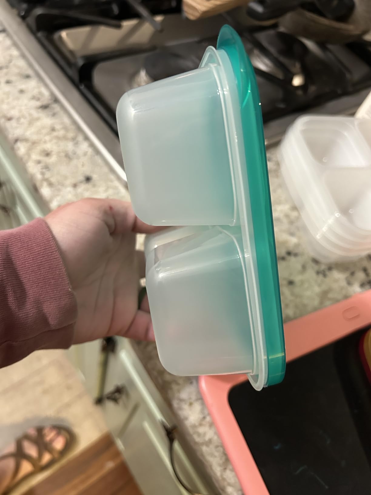 Bentgo Easyboxes 4-Compartment Snack Containers - 8-Piece Set with 4 Trays & 4 Custom-Fit Lids to Seal in Freshness - Reusable Food Storage & Meal Prep Bento BPA-Free Containers customer photo 2